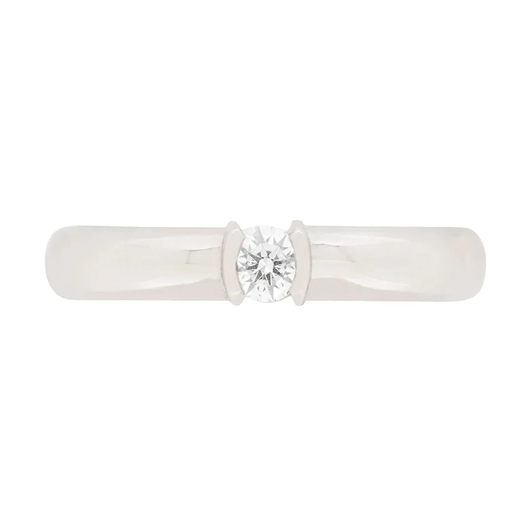 Tiffany & Co. 0.19ct Diamond Solitaire Engagement Ring