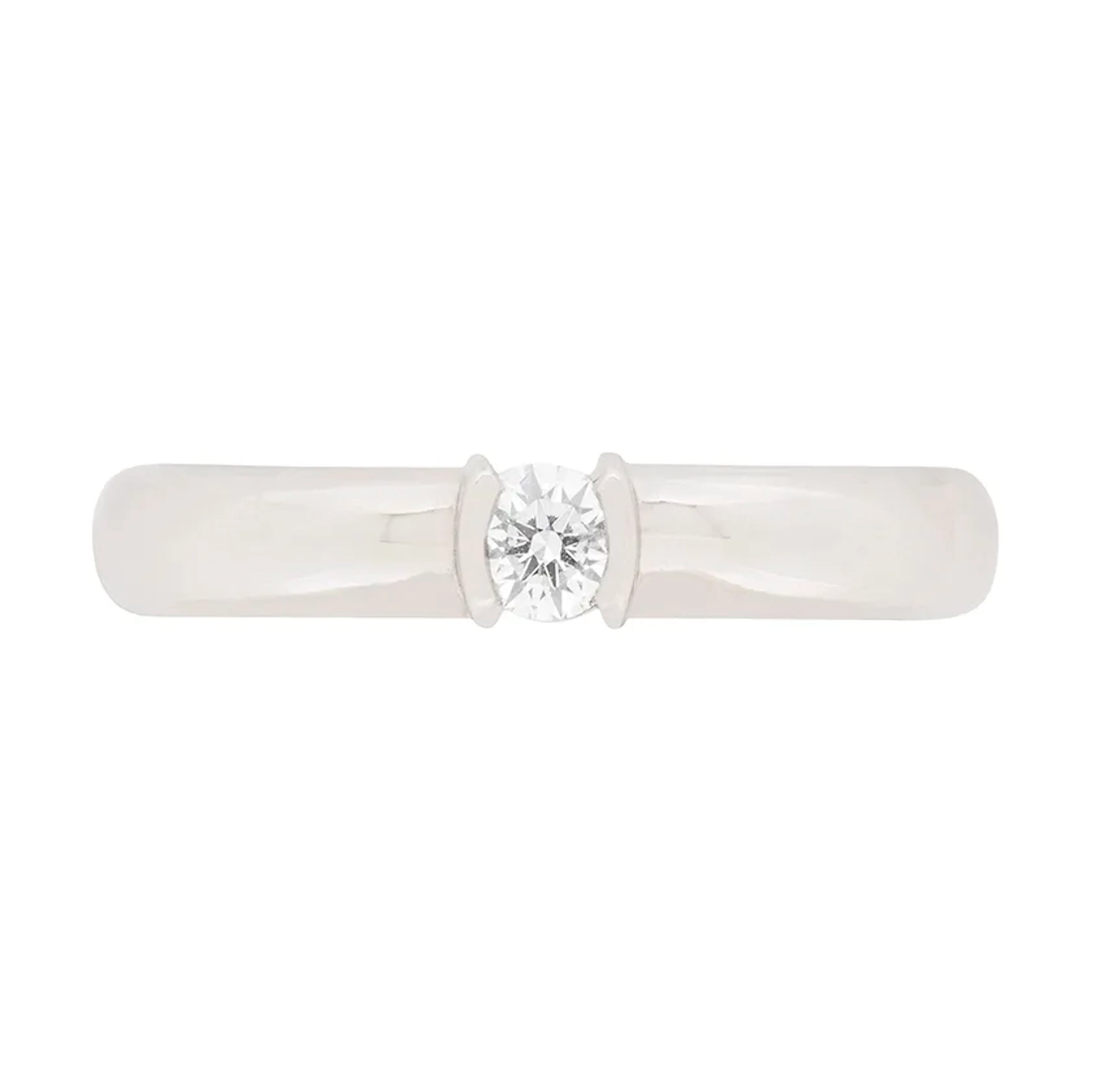 Tiffany & Co. 0.19ct Diamond Solitaire Engagement Ring