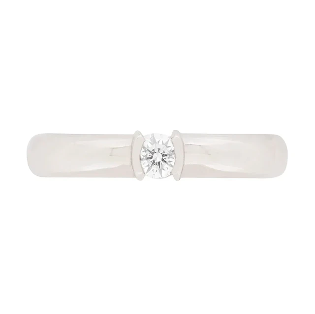 Tiffany & Co. 0.19ct Diamond Solitaire Engagement Ring