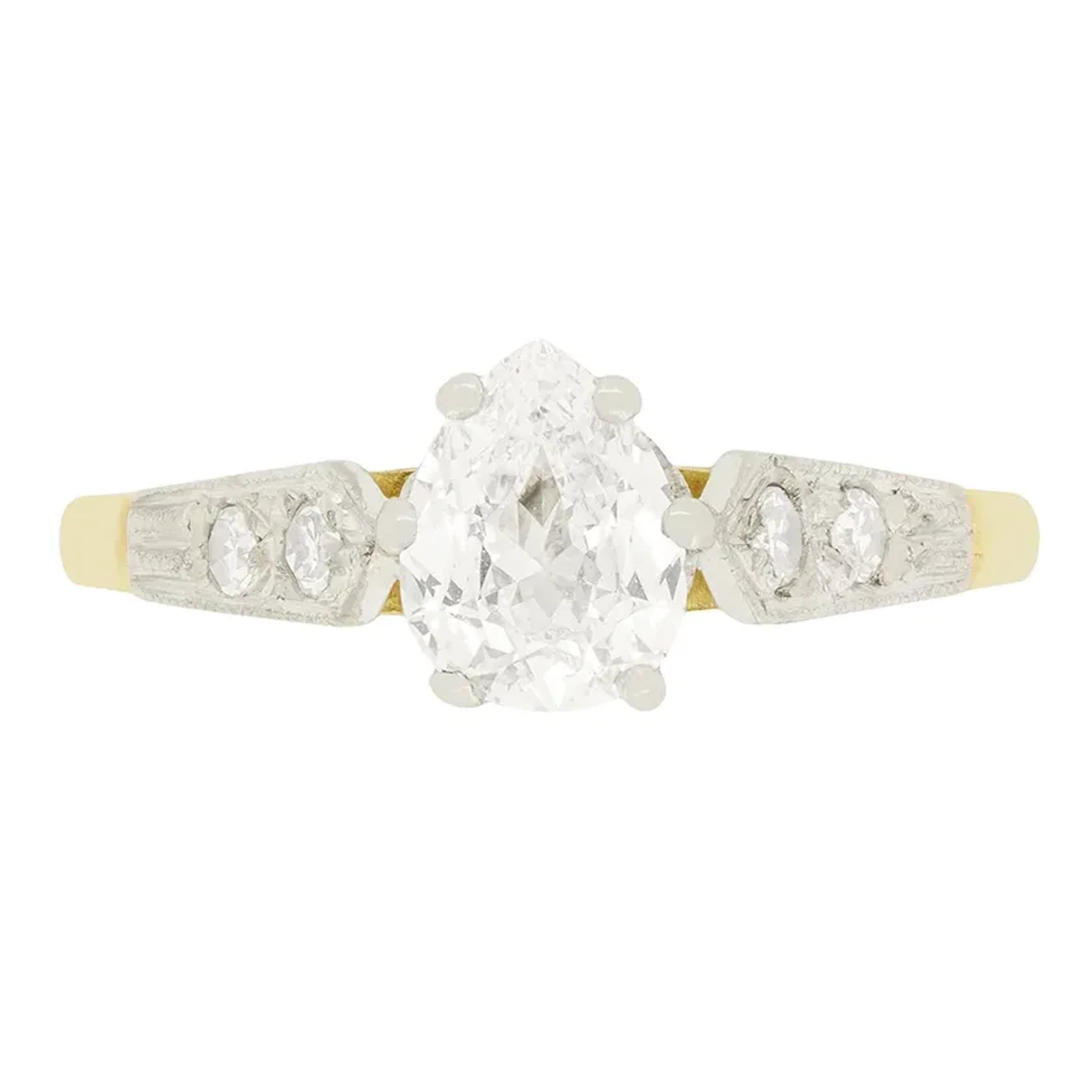 Edwardian 0.86ct Diamond Solitaire Ring, c.1910s