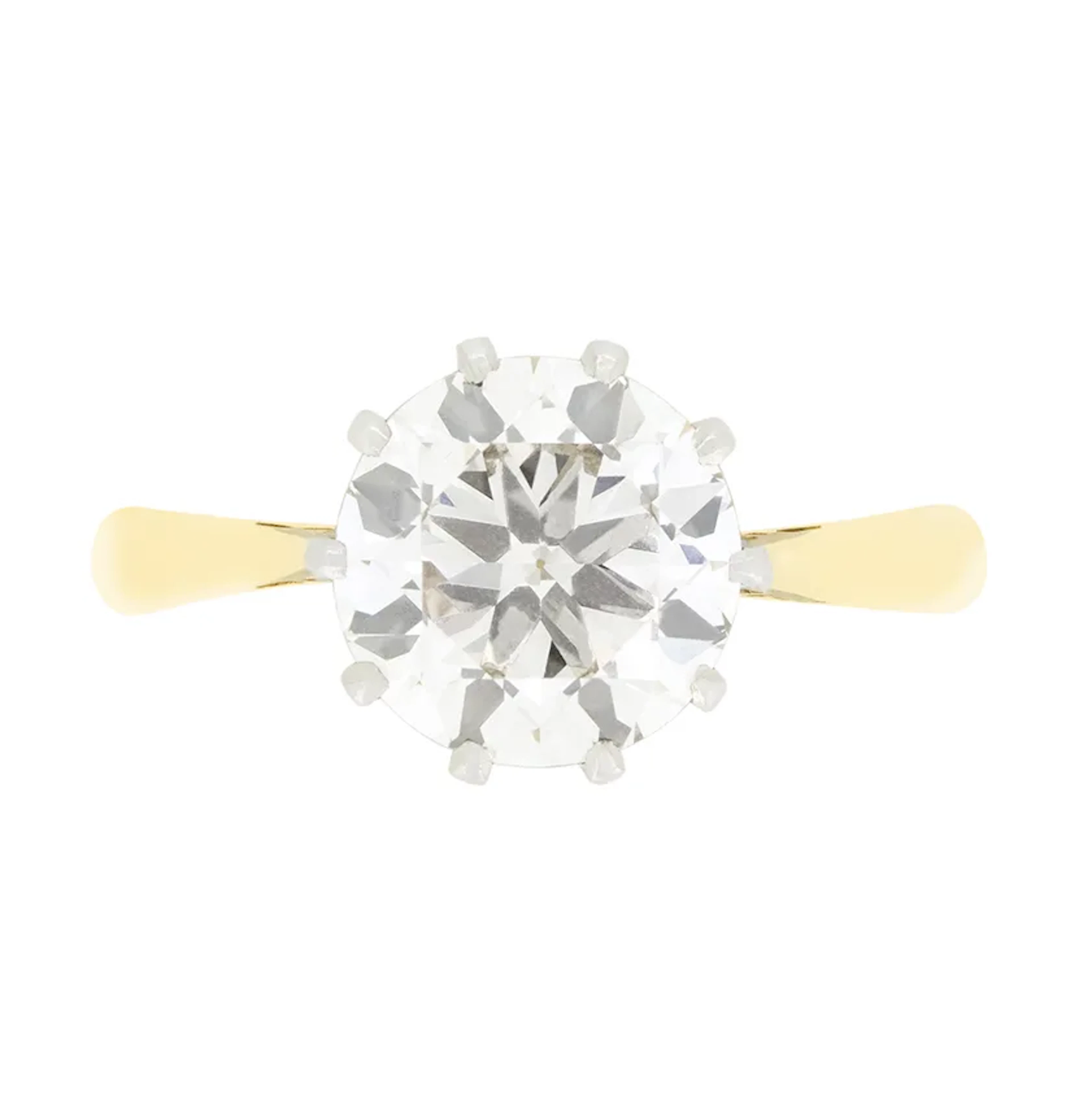 Vintage 1.85ct Diamond Solitaire Ring, c.1950s