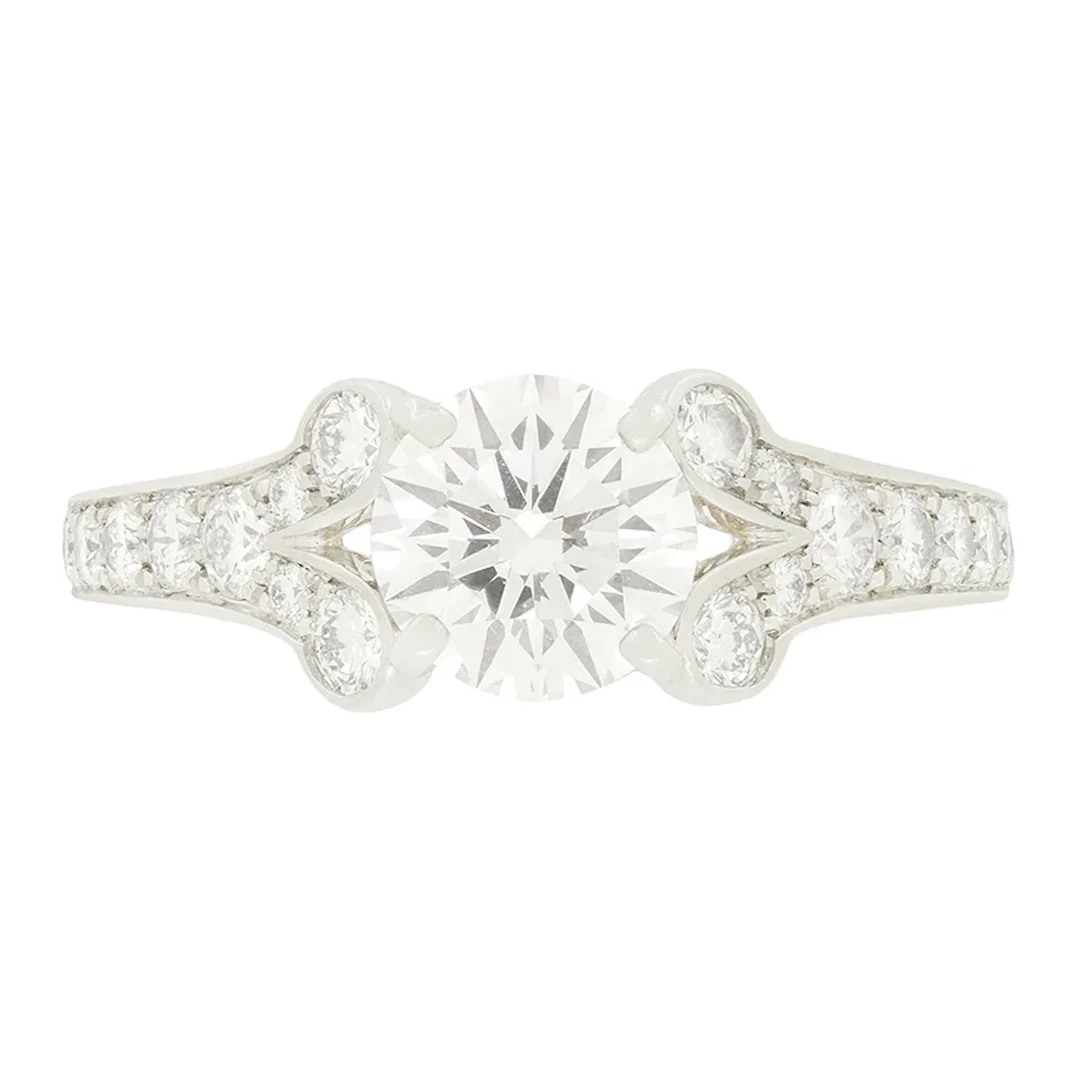 Cartier 0.90ct Diamond ‘Ballerine’ Solitaire Ring