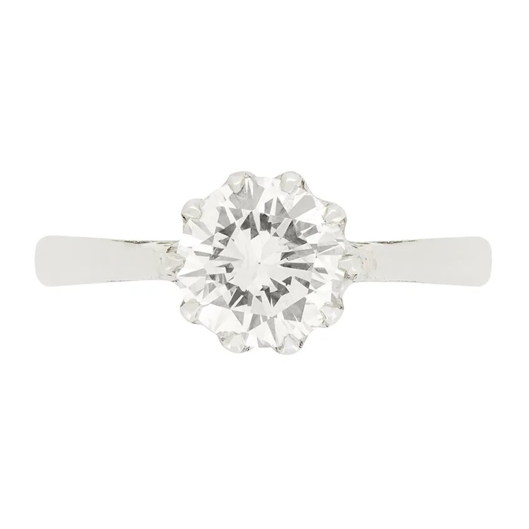 Vintage 1.20ct Diamond Solitaire Ring, c.1970s