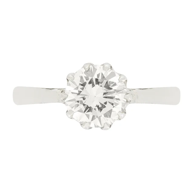 Vintage 1.20ct Diamond Solitaire Ring, c.1970s