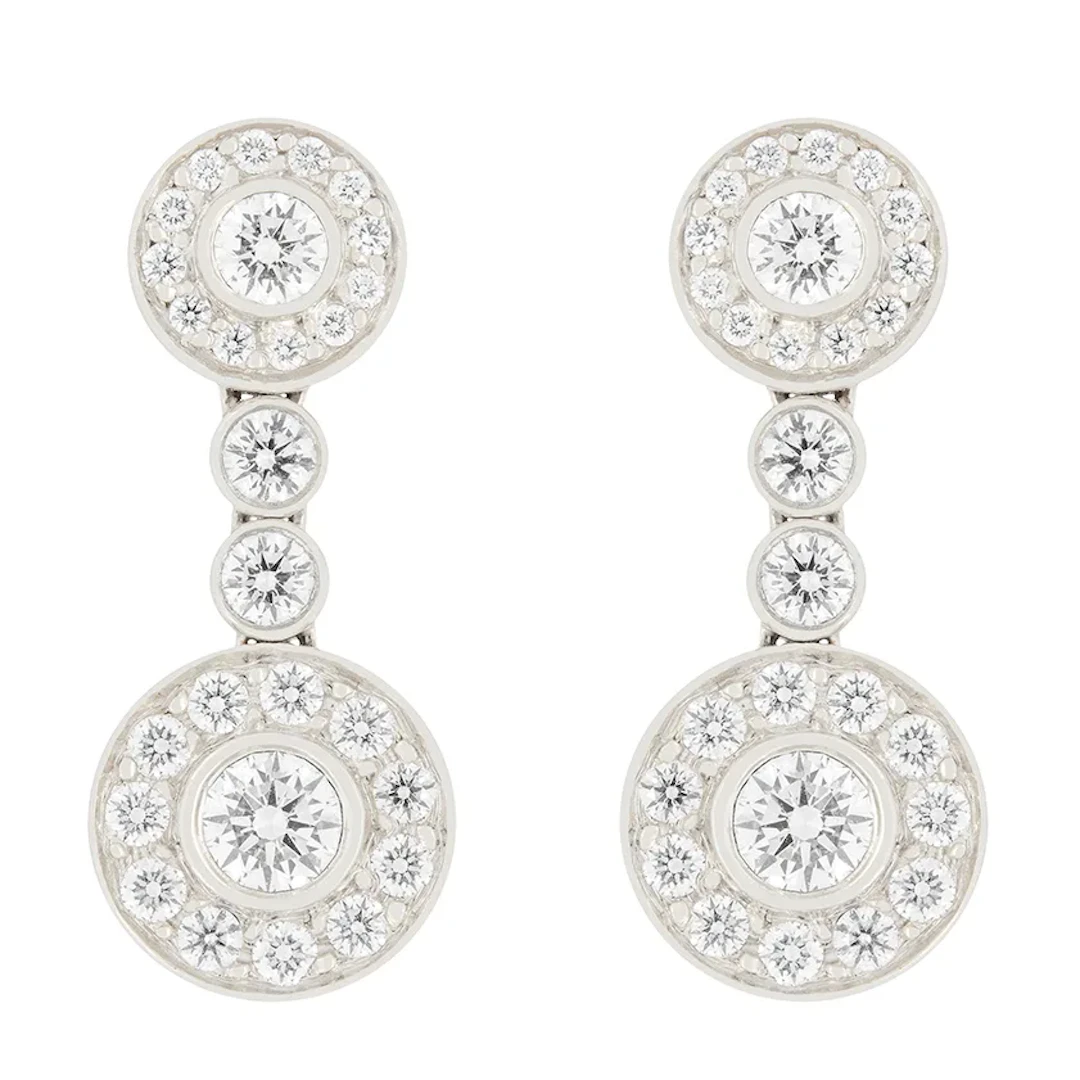 Tiffany & Co. Circlet Diamond Drop Earrings