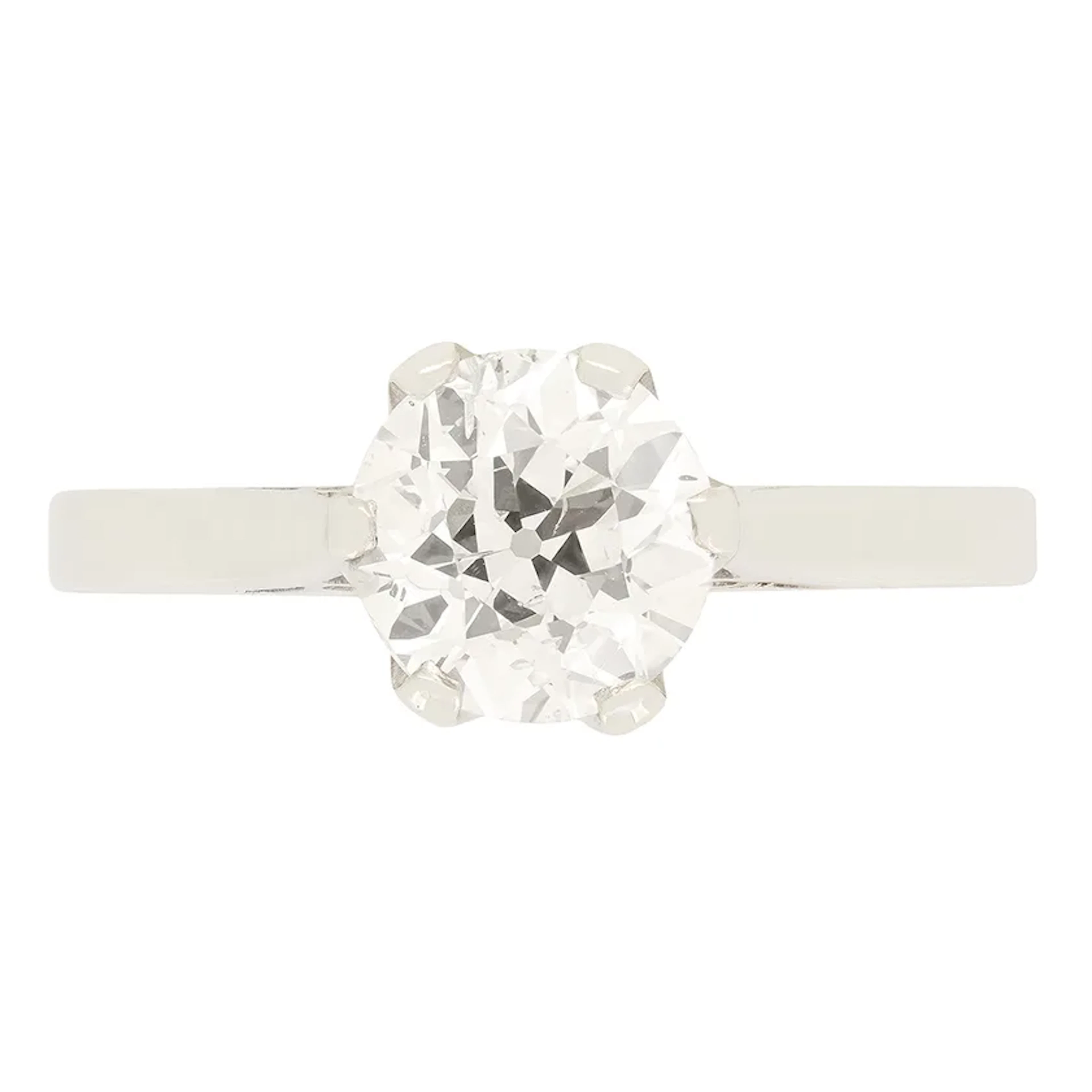 Art Deco 1.10ct Diamond Solitaire, c.1920s