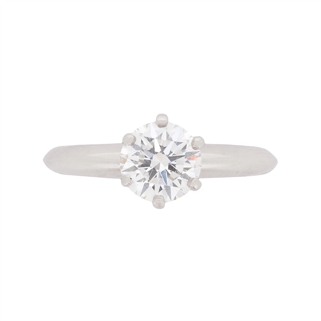 Tiffany & Co. 1.05ct Diamond Solitaire Engagement Ring