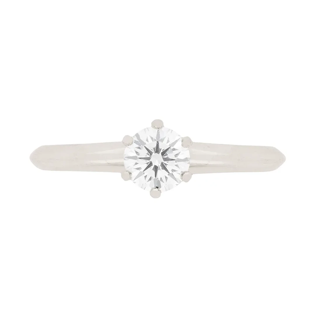 Tiffany & Co. 0.39ct Diamond Solitaire Engagement Ring