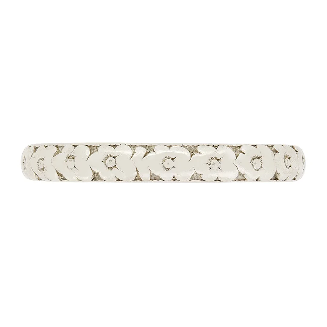 Art Deco Wedding Band, c.1920s
