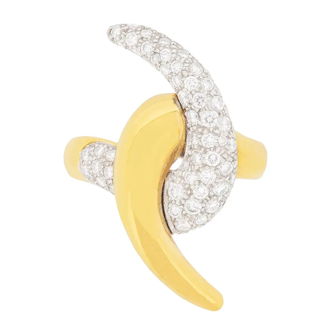 Modern 1.75 Carat Diamond Dress Ring