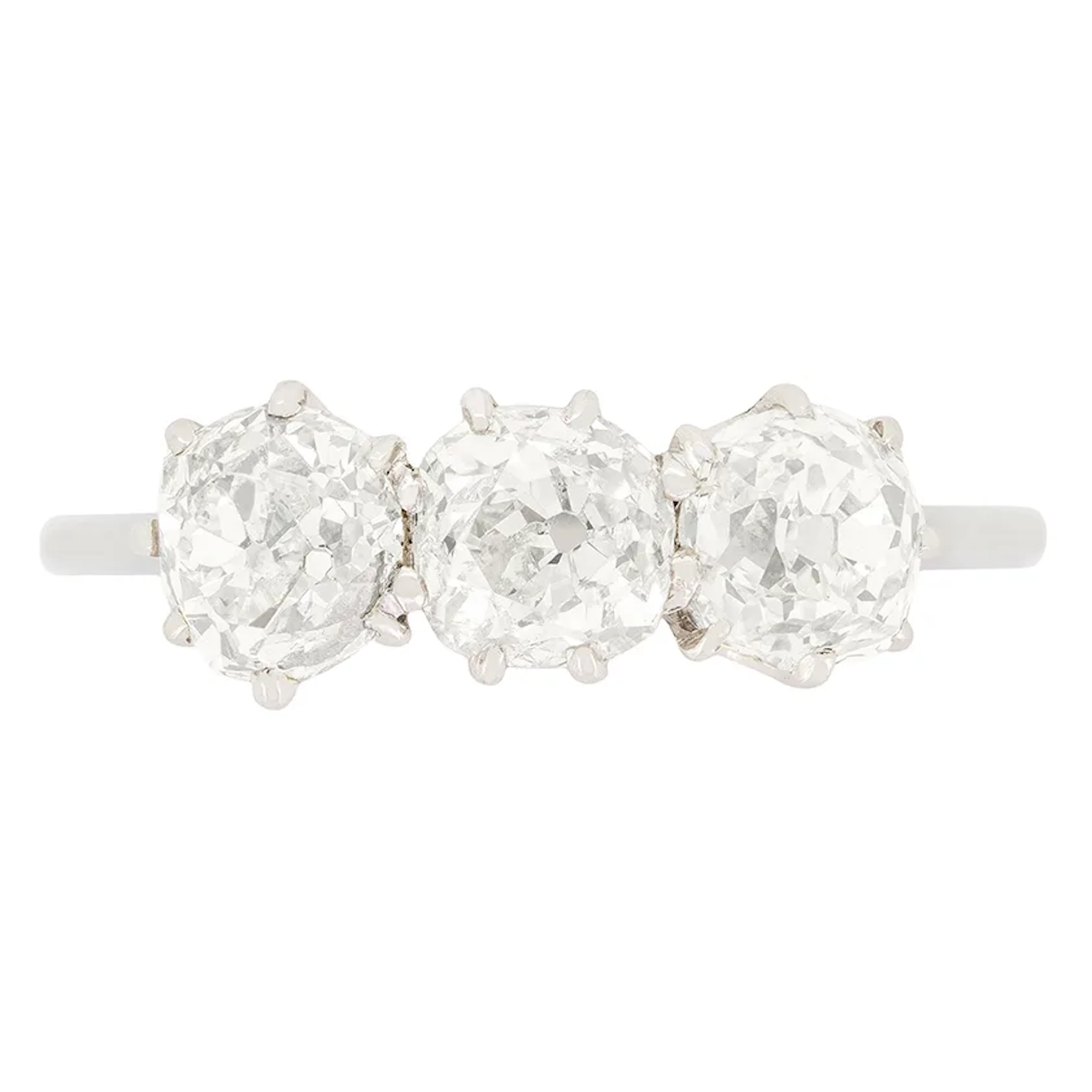 Art Deco 1.20ct Diamond Trilogy Ring, c.1920s