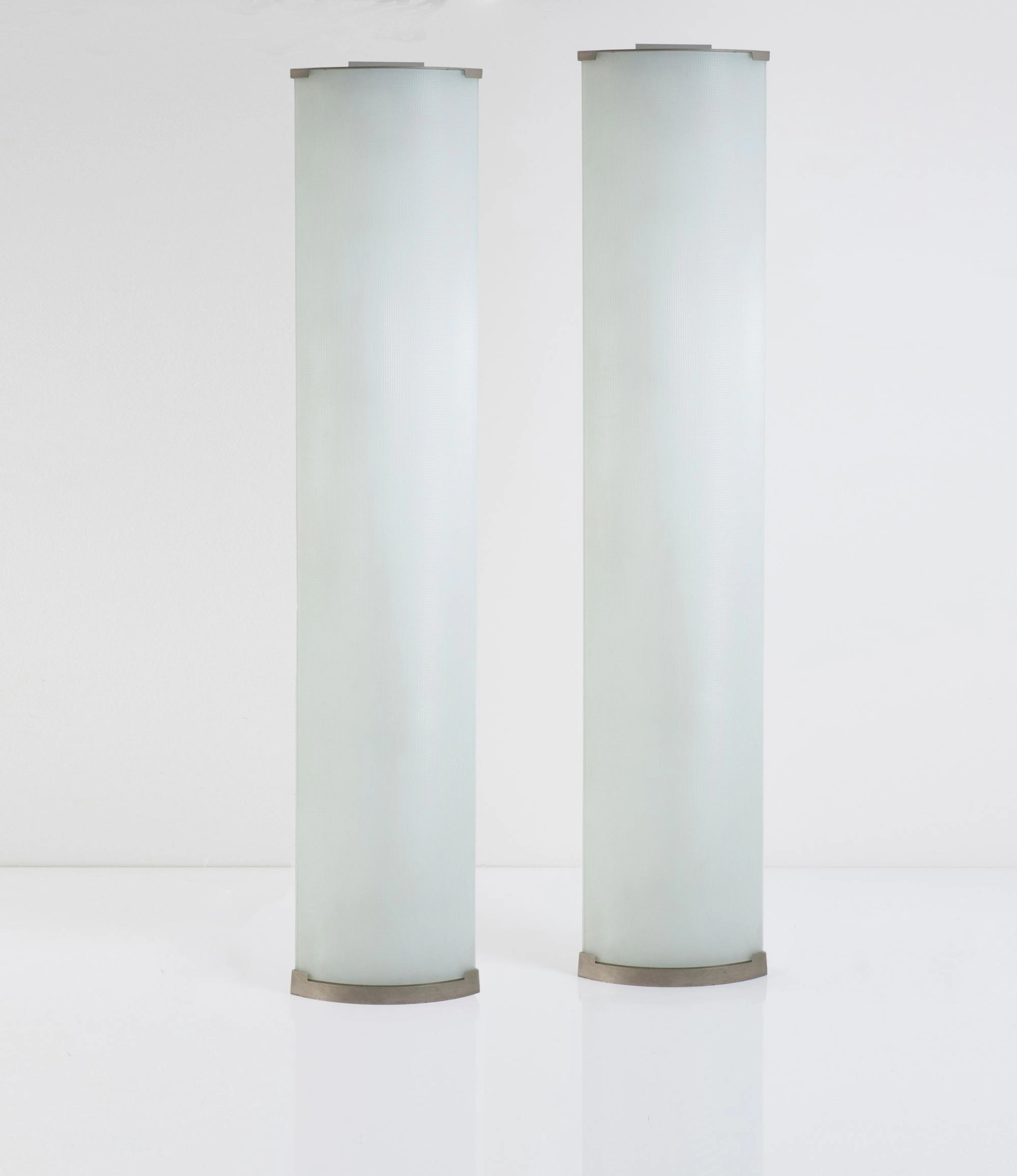 Gio Ponti Zwei Stehleuchten 'Pirellone', 1967 (Entwurf)