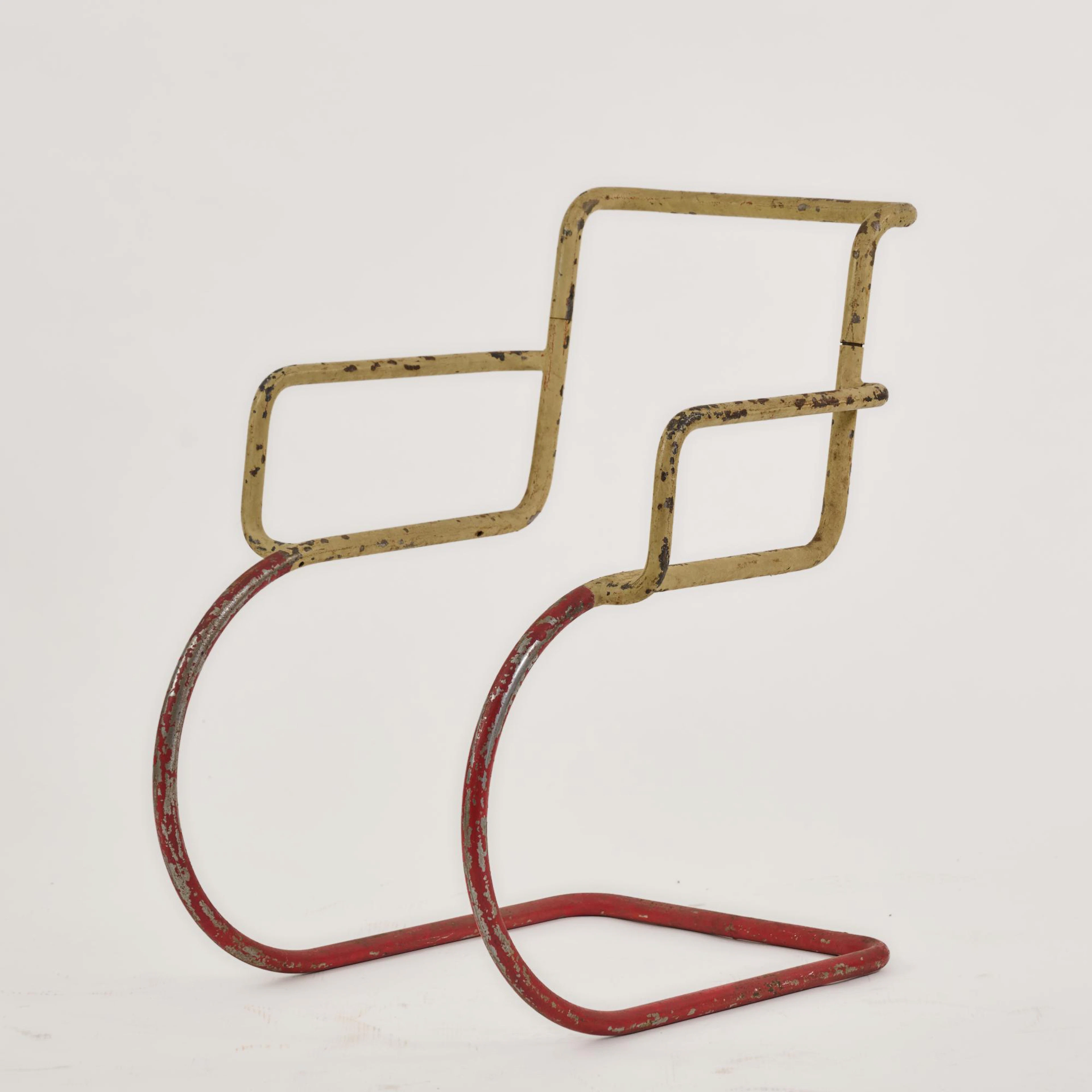 Franco Albini (im Stile von) Armlehnstuhlgestell, 1930er Jahre (Entwurf)
