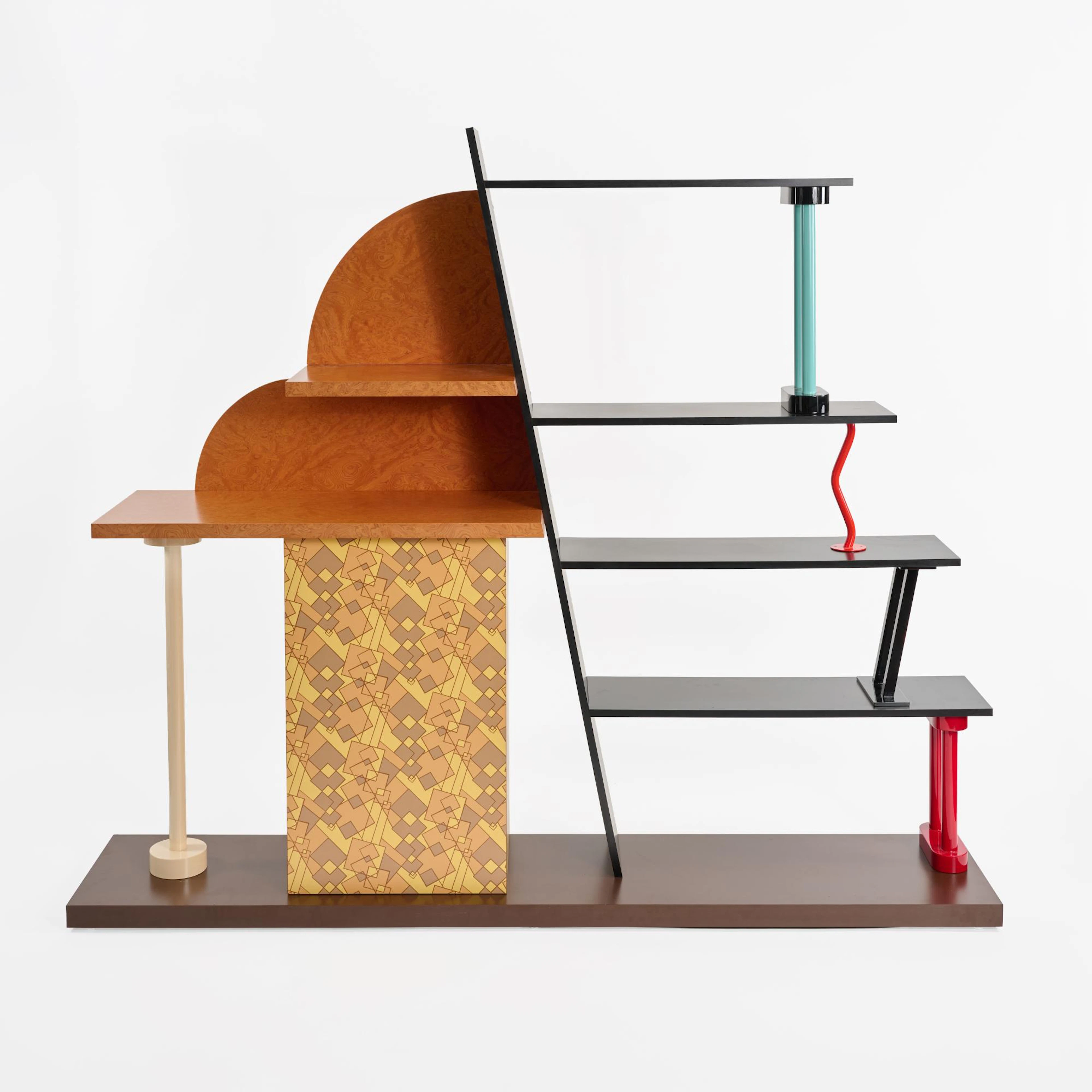 Ettore Sottsass Regal / Raumteiler 'Malabar', 1982 (Entwurf)