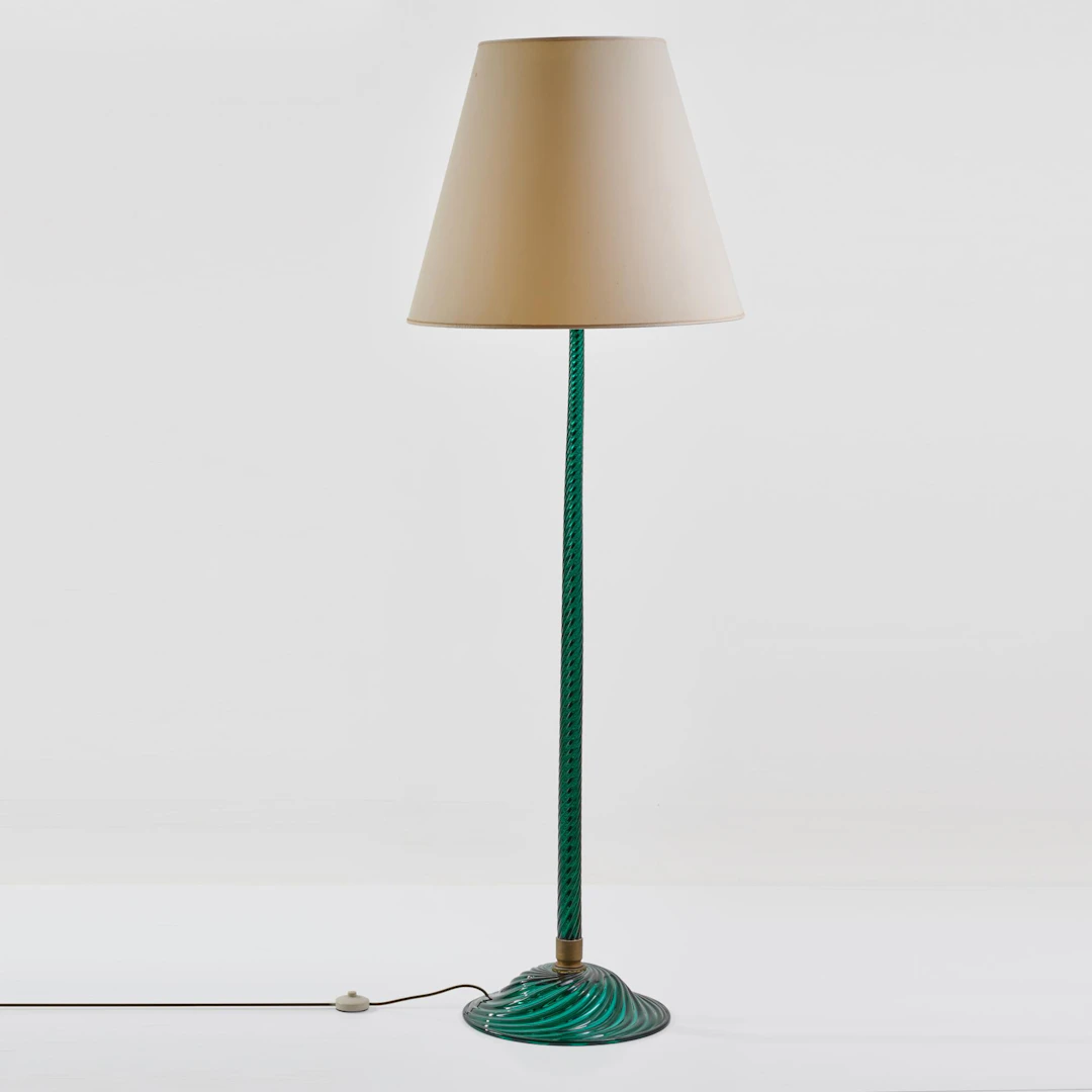 Paolo Venini Stehleuchte 'Cordonato', um 1935 (Entwurf)
