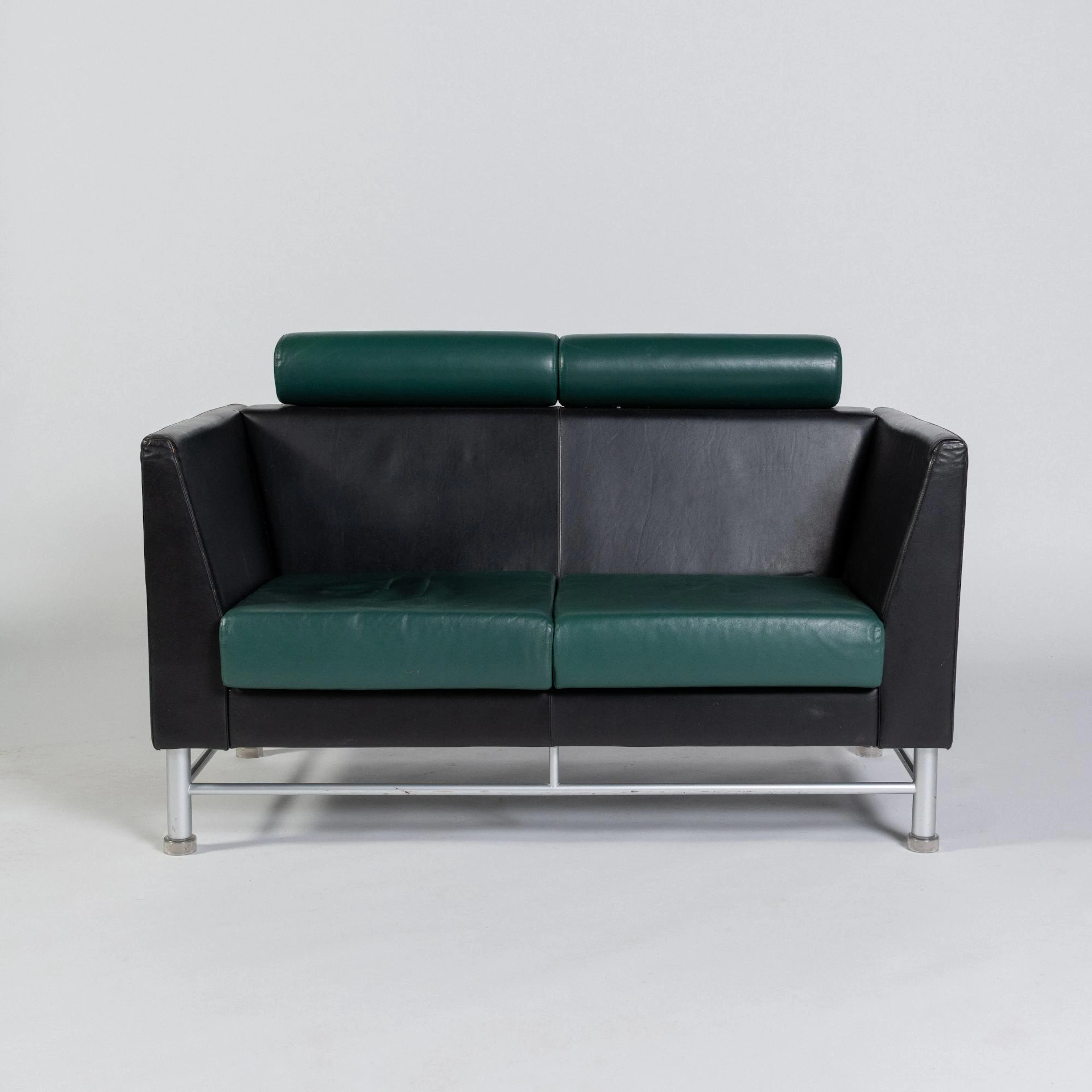 Ettore Sottsass Zweisitzersofa aus der 'Eastside Collection', 1982 (Entwurf)