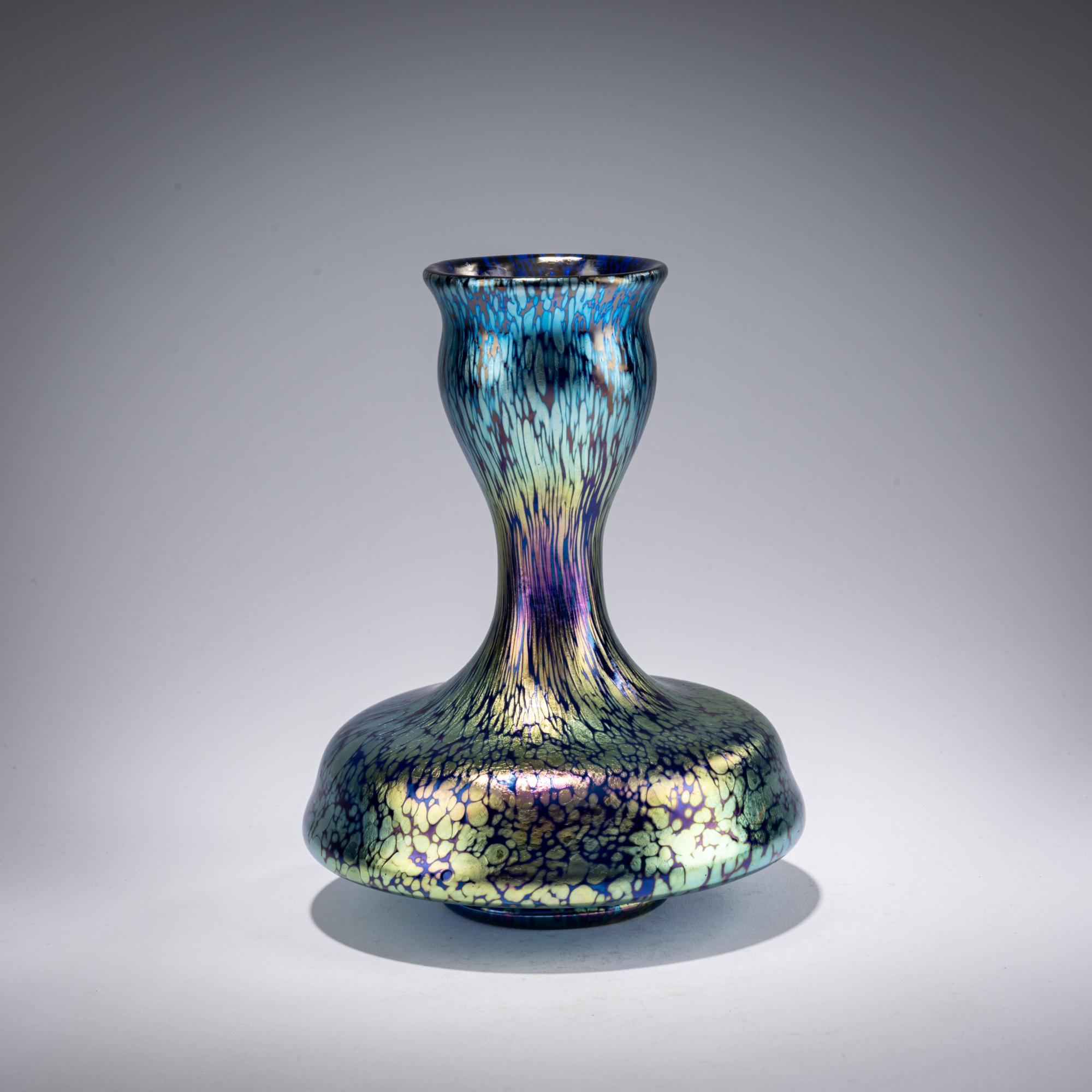 Lötz Wwe., Klostermühle 'Papillon'-Vase, 1898-1900