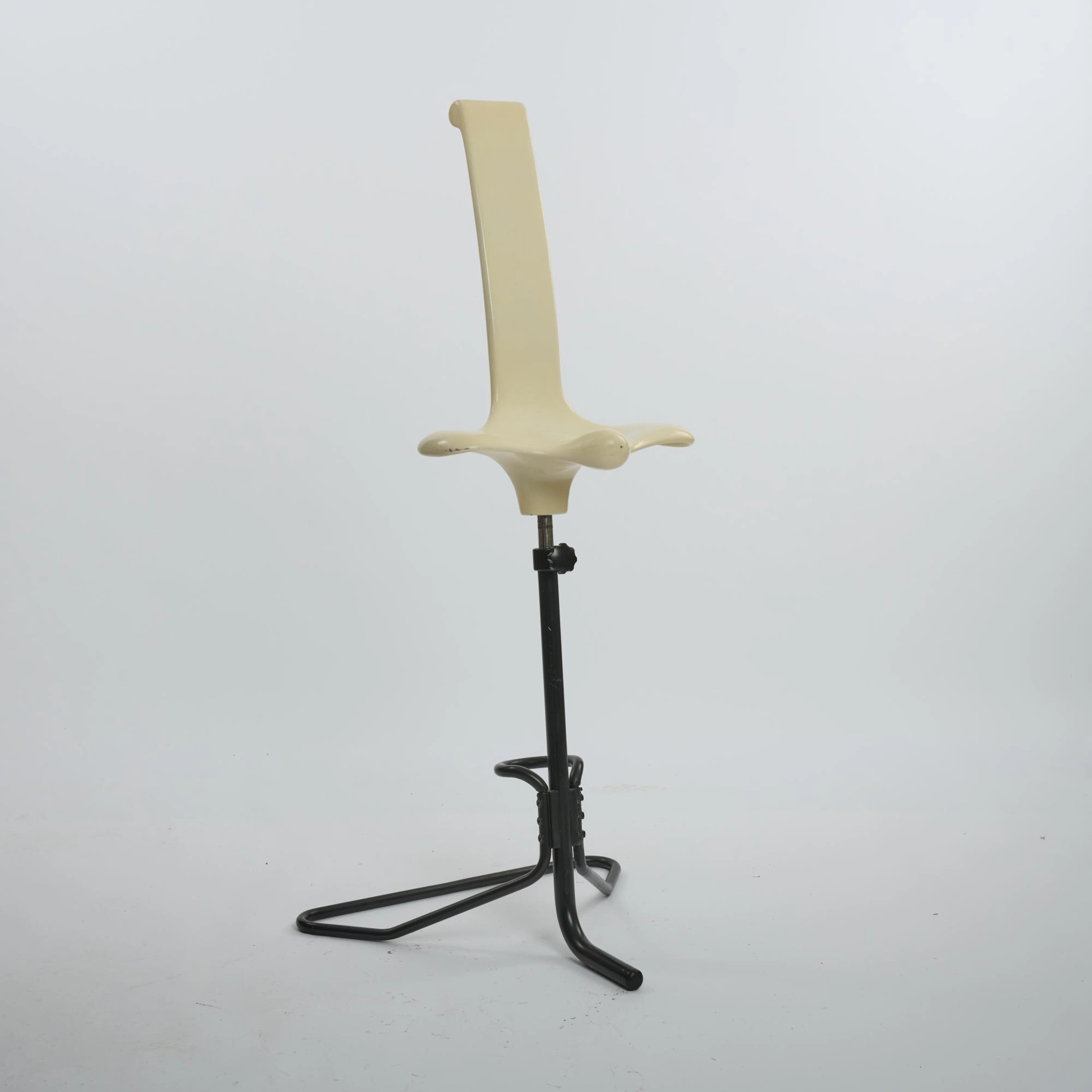 Claudio Salocchi Höhenverstellbarer Zeichenstuhl 'Appoggio', 1971