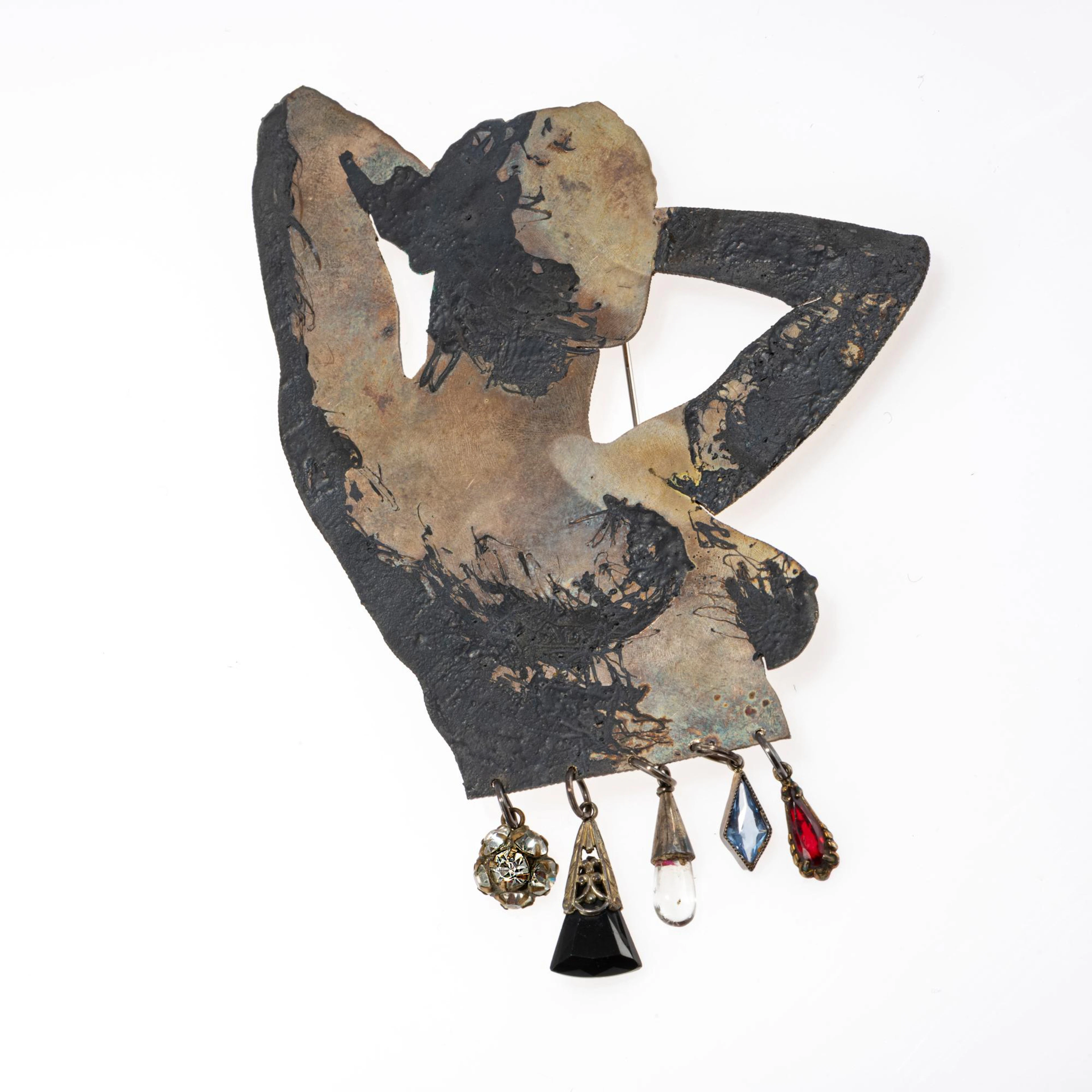 Petra Zimmermann Brosche aus der Serie 'Cut-Outs and Pin-ups', 2003