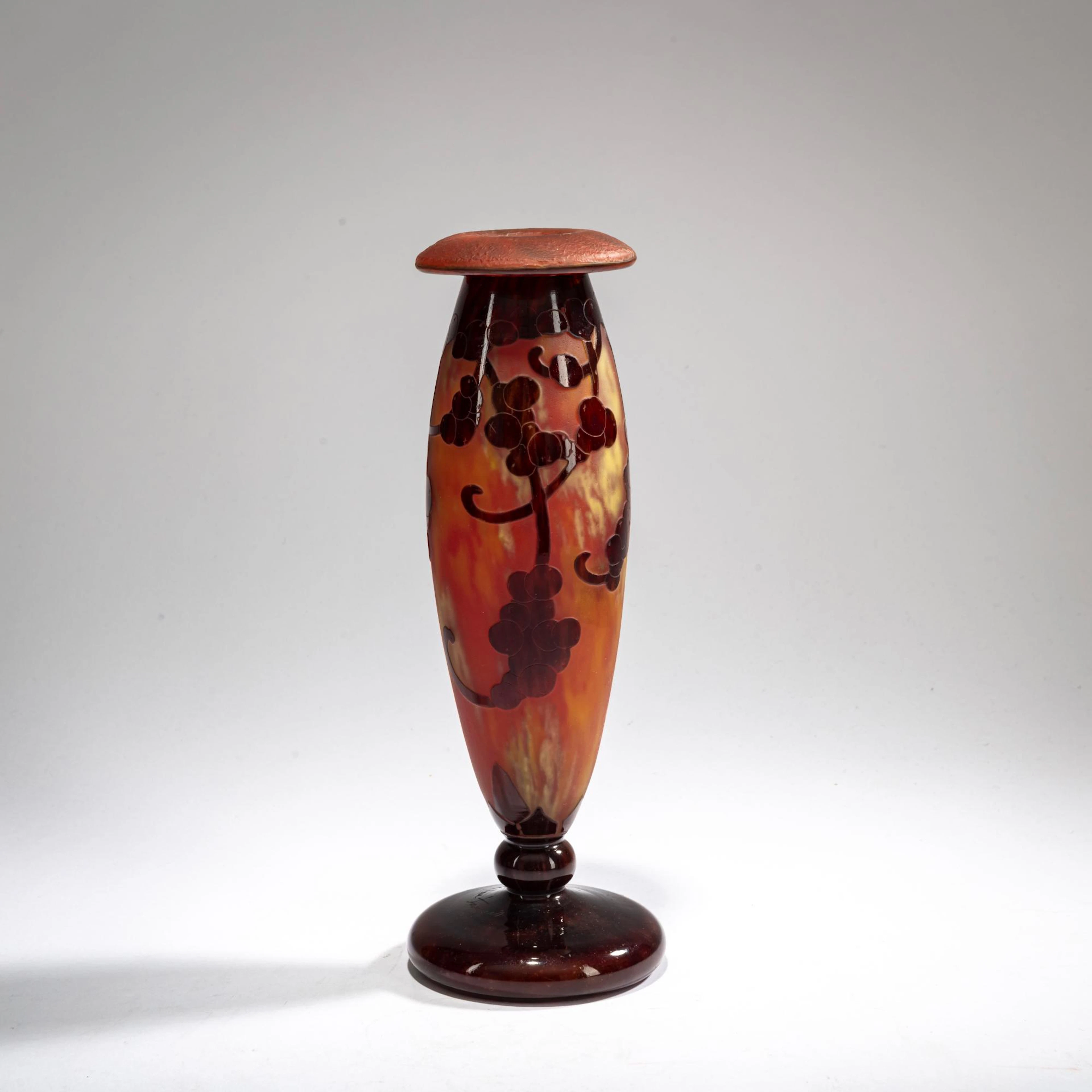 Verreries Schneider, Epinay-sur-Seine Vase 'Perlières', 1924-27