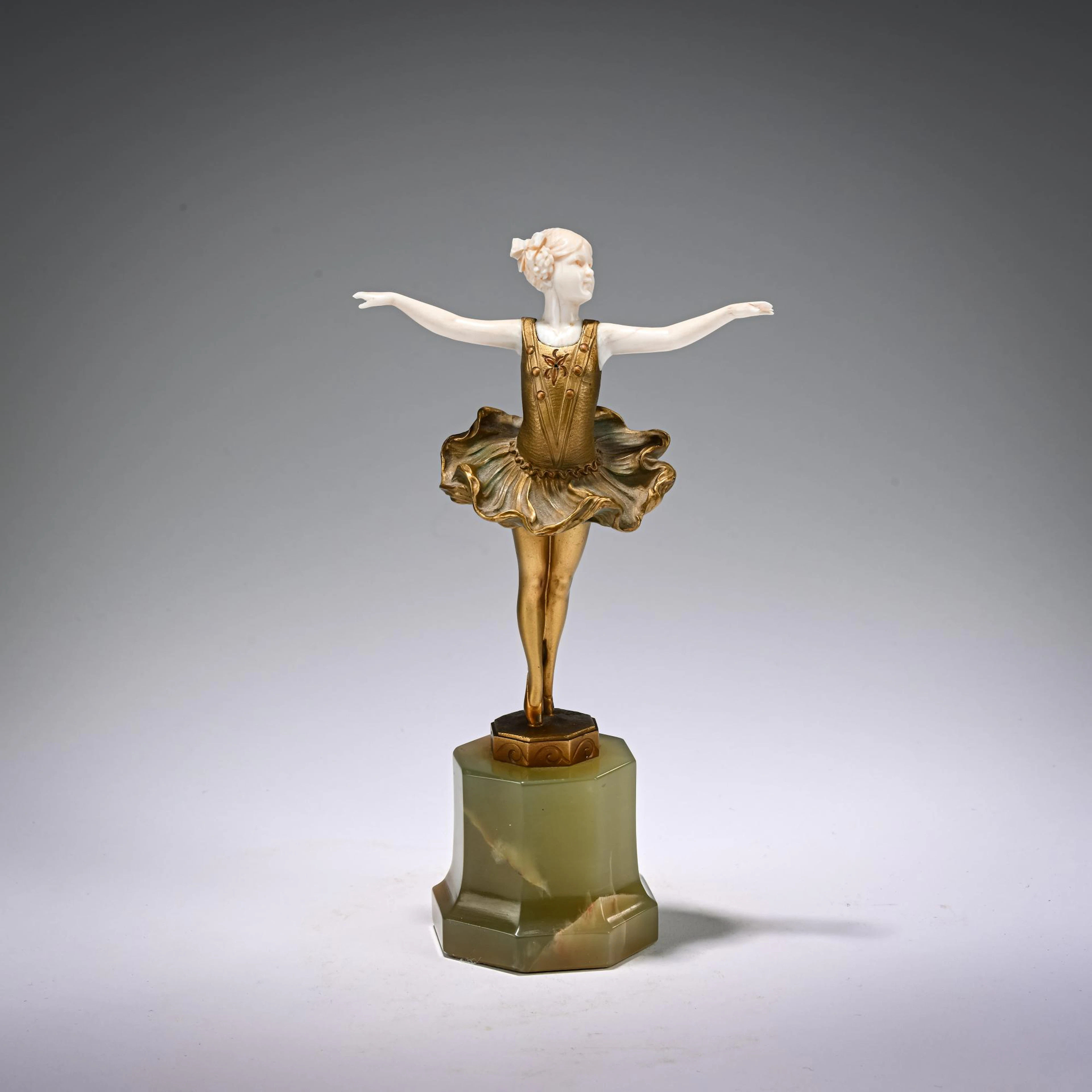 Ferdinand Preiss Chryselephantin-Figur 'Ballerina', um 1920