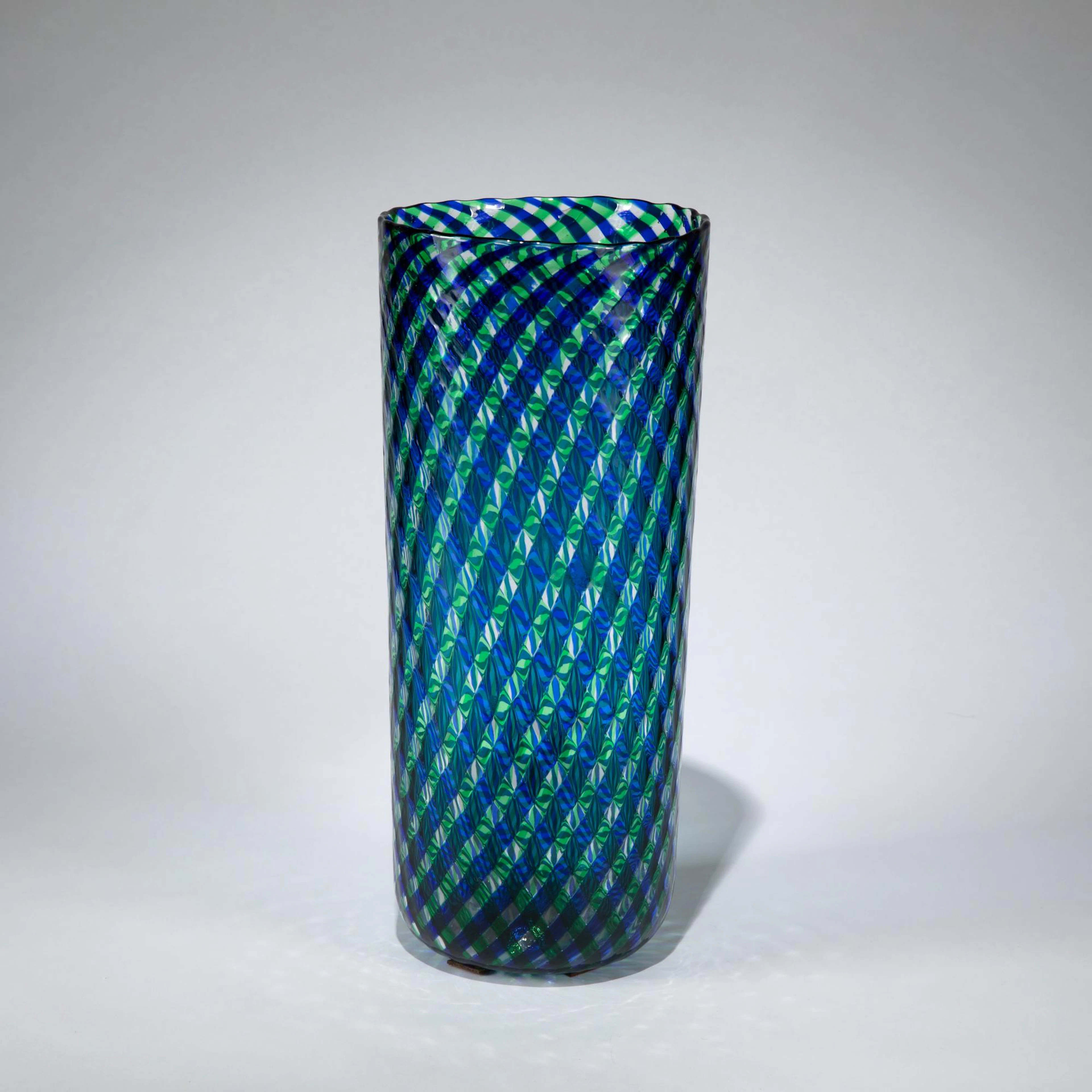 Fulvio Bianconi Vase 'A reticello', um 1955