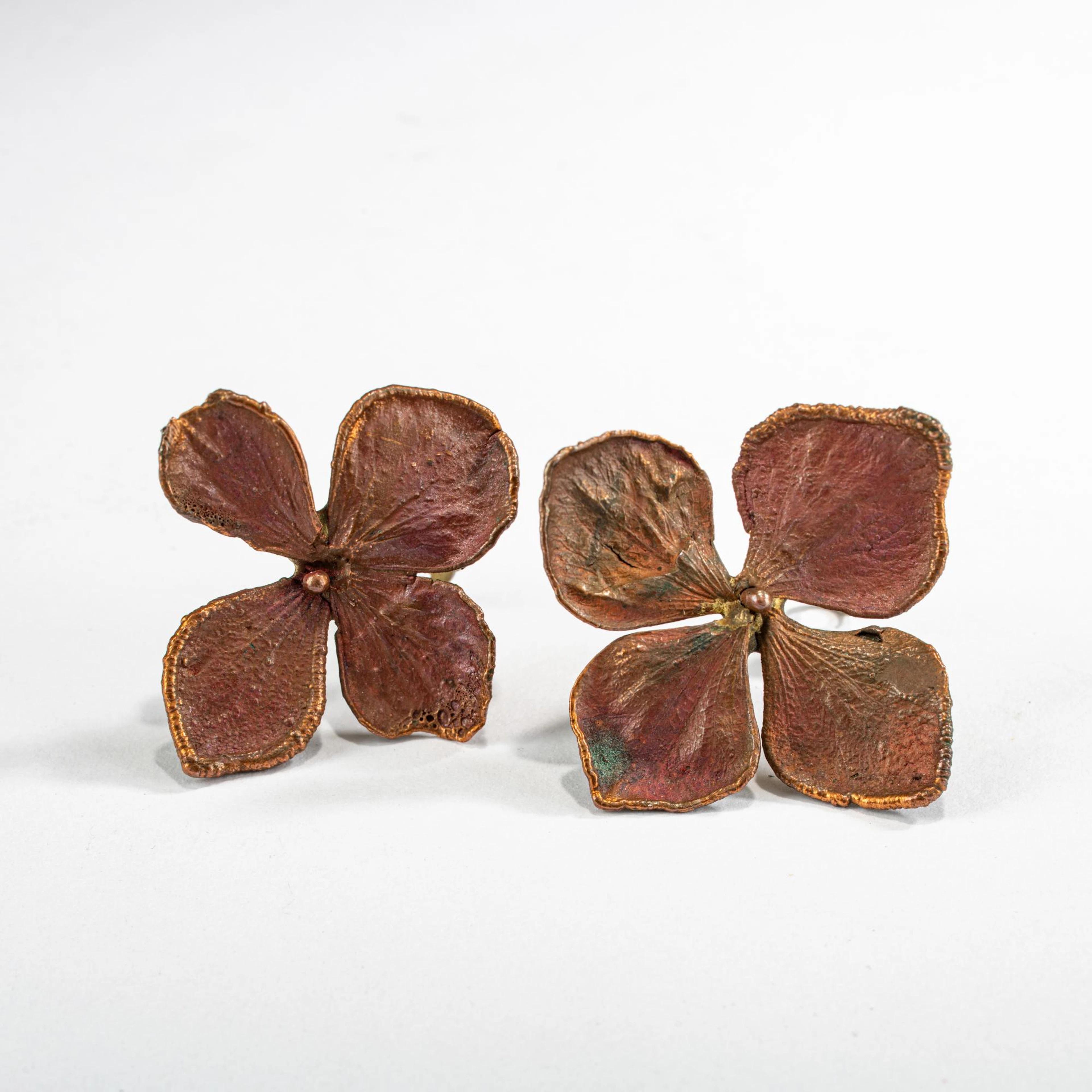 Claude Lalanne (1925 Paris - 2019 Fontainebleau) Paar Ohrclips 'Hortensia'