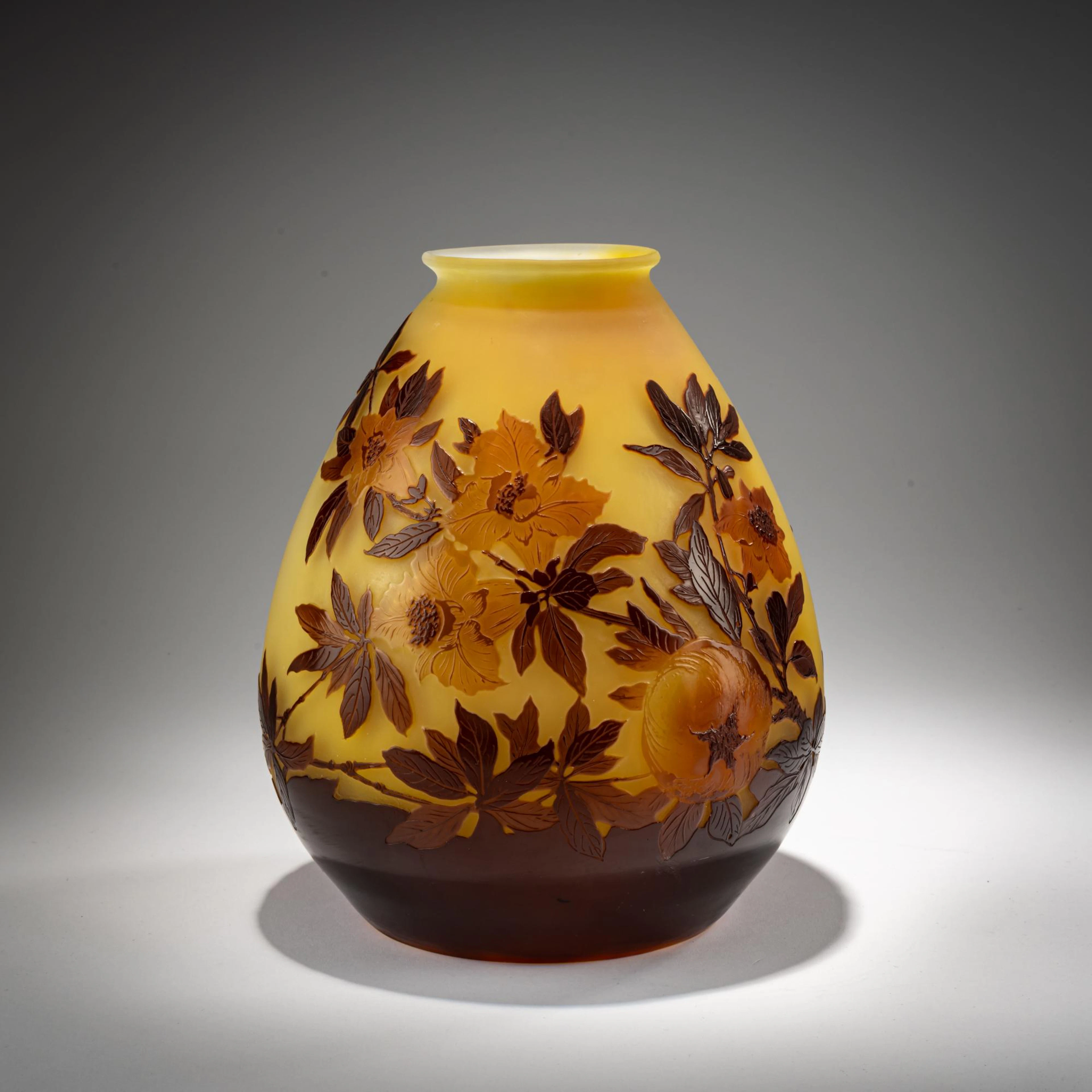 Etablissements Gallé, Nancy Vase 'Cognassier', 1925-36