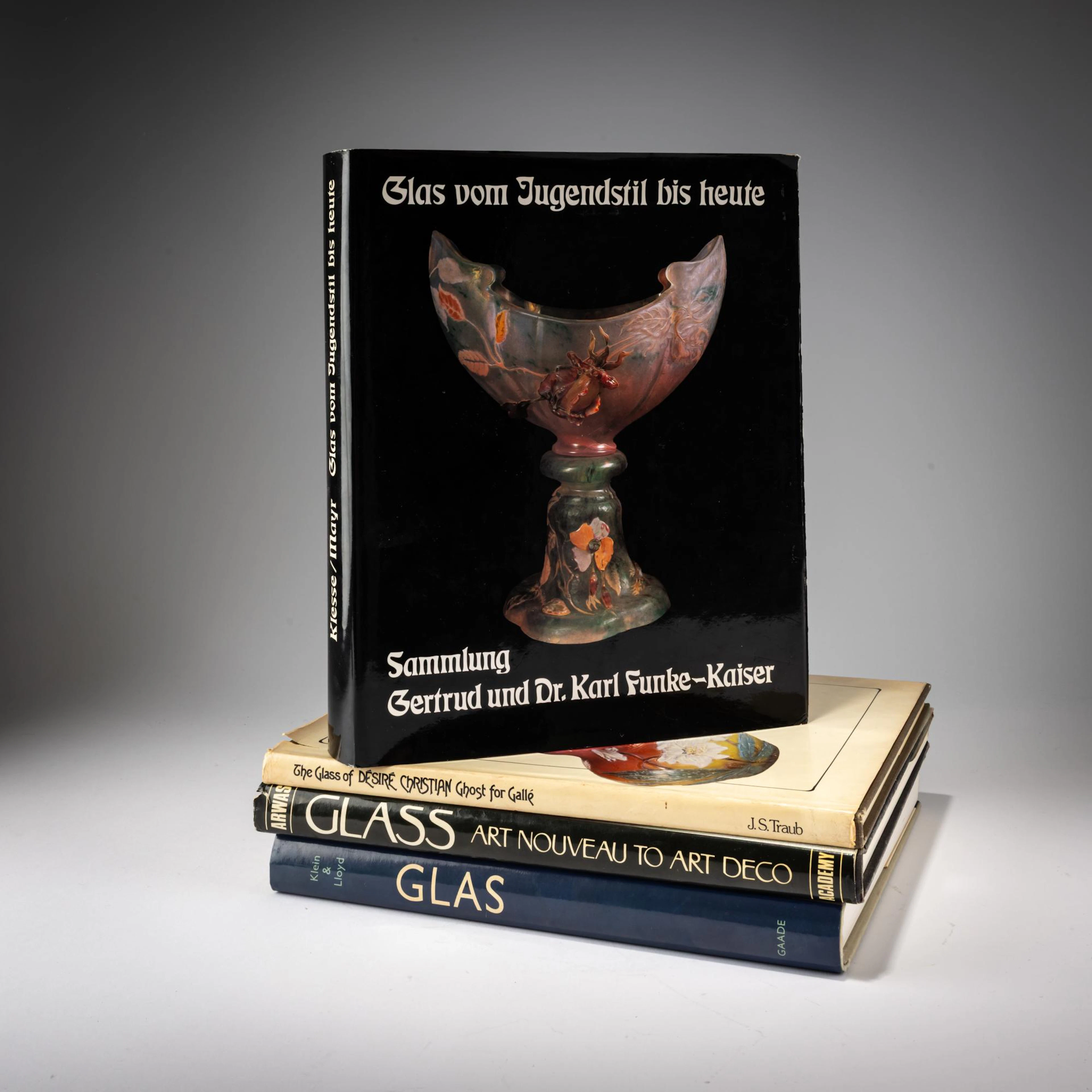 Fachliteratur Vier Bücher Glas