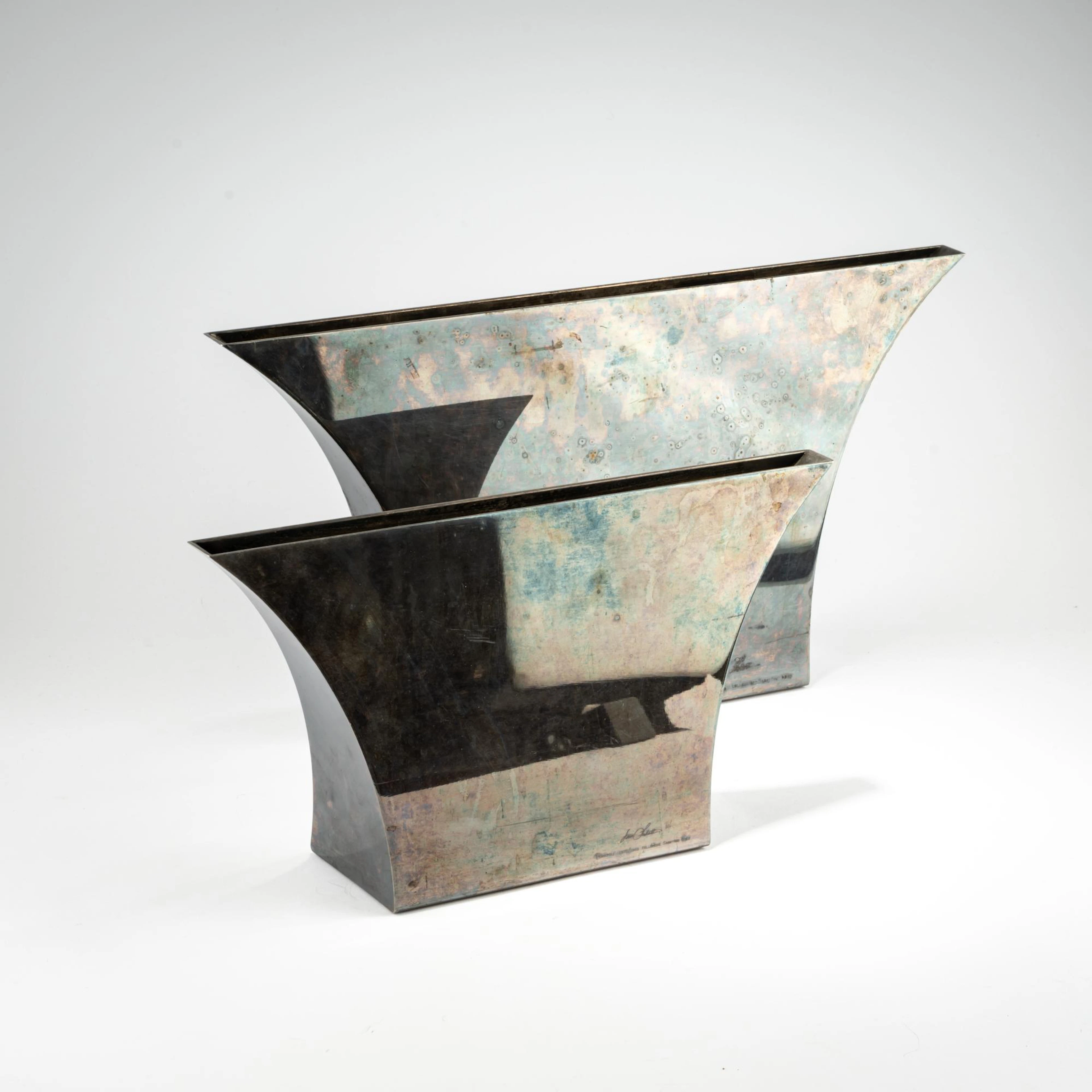 Lino Sabattini Zwei Vasen 'Persepoli', 1970 (Entwurf)
