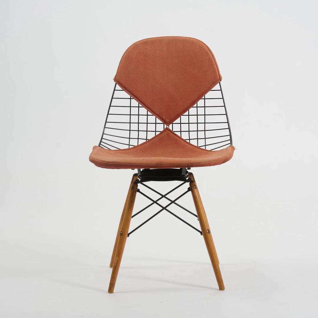 Charles Eames; Ray Eames Stuhl 'PKW-2' mit Bikini-Polsterung, 1952 (Entwurf)