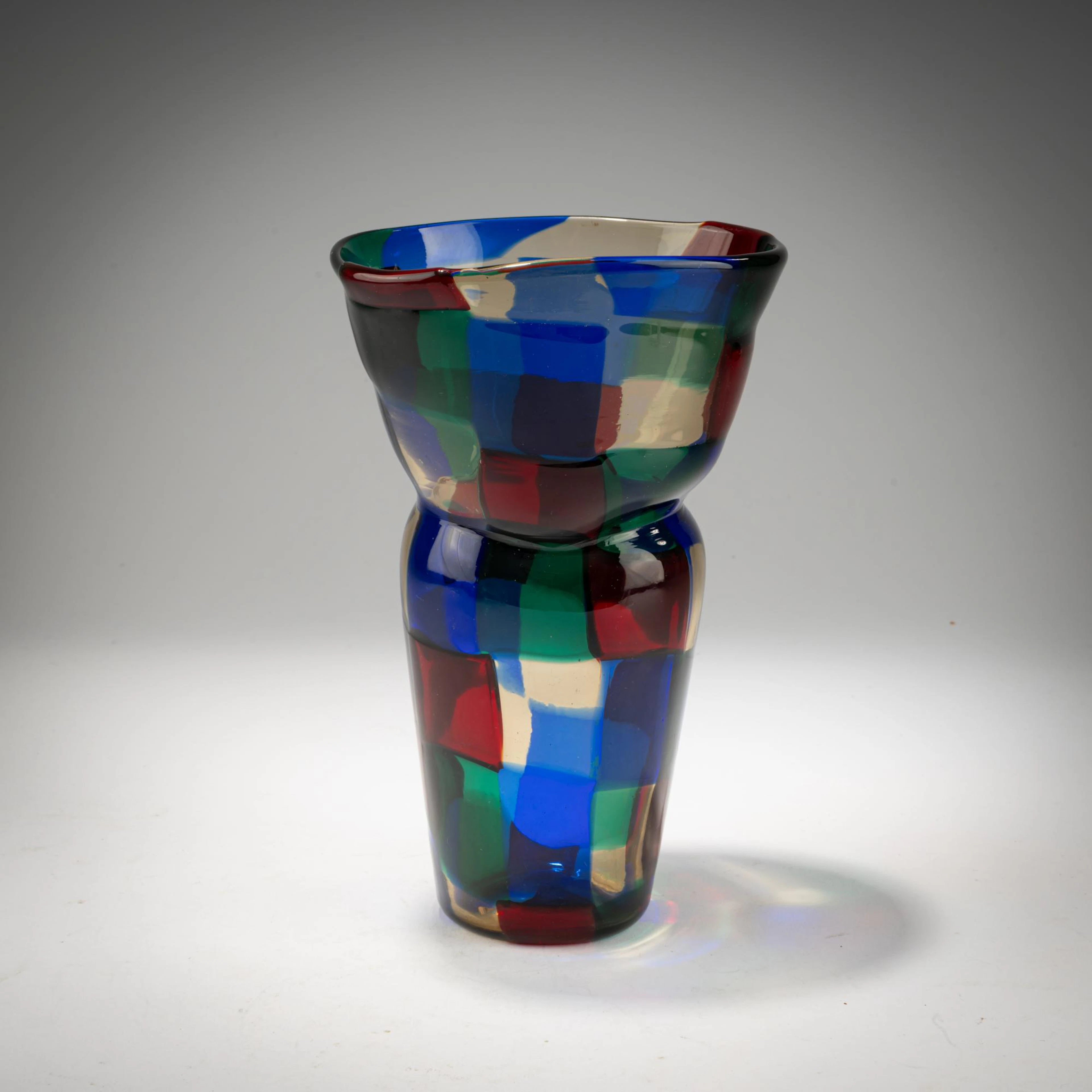 Fulvio Bianconi Vase 'Pezzato', um 1951