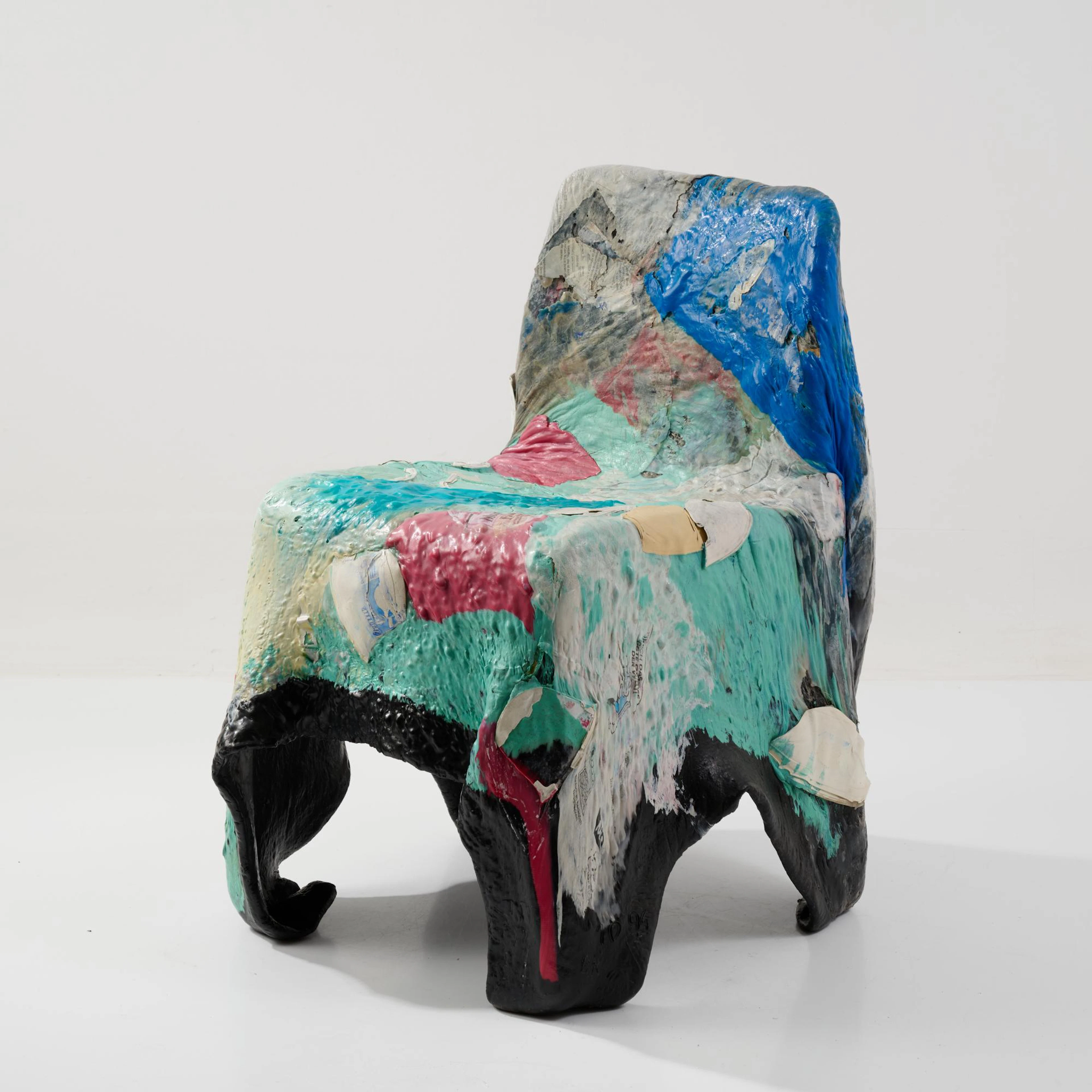 Gerhard Bär; Beata Bär; Hartmut Knell Stuhl 'Mülldirekt', 1994 (Entwurf)