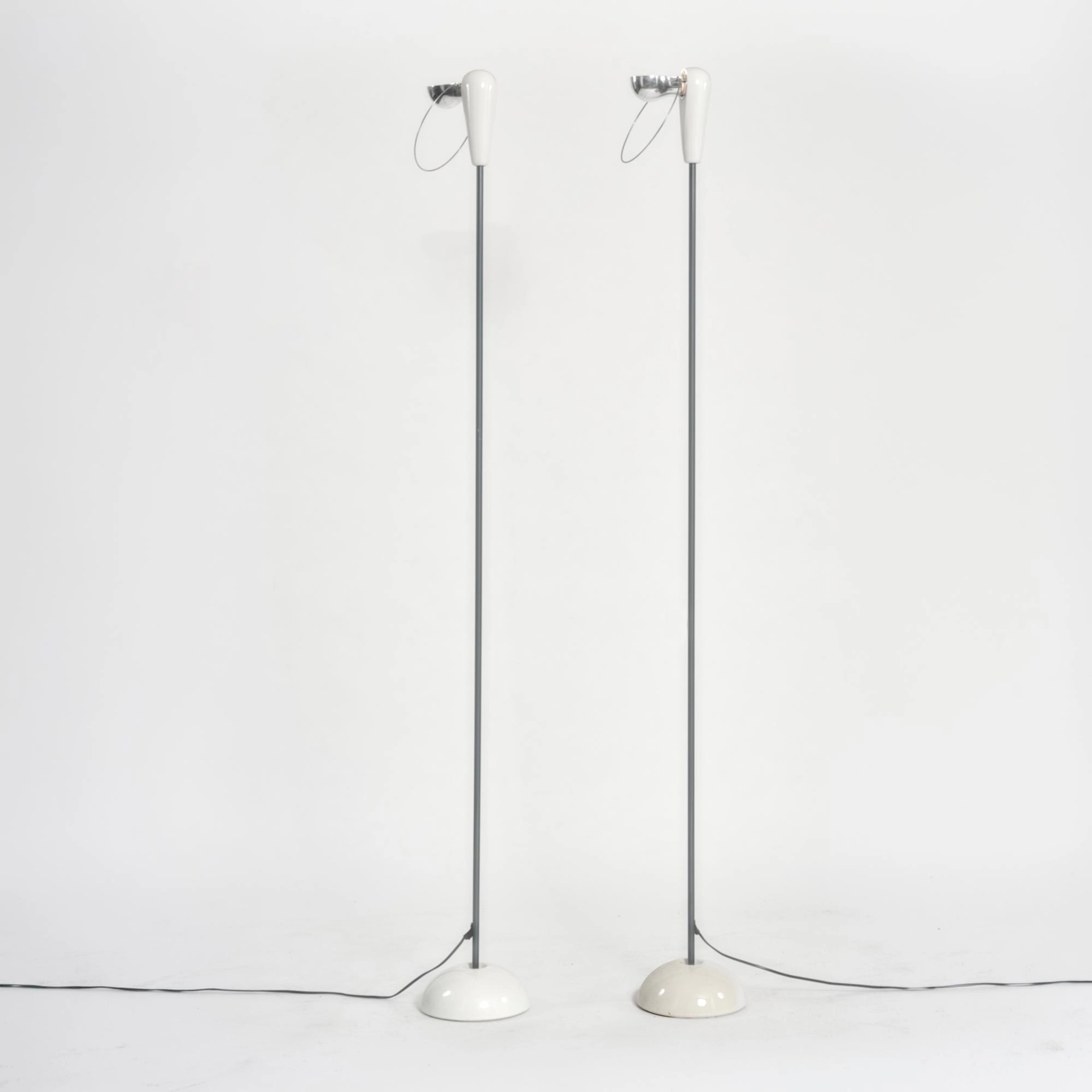 Achille Castiglioni Zwei Stehleuchten 'Bibip', 1977 (Entwurf)
