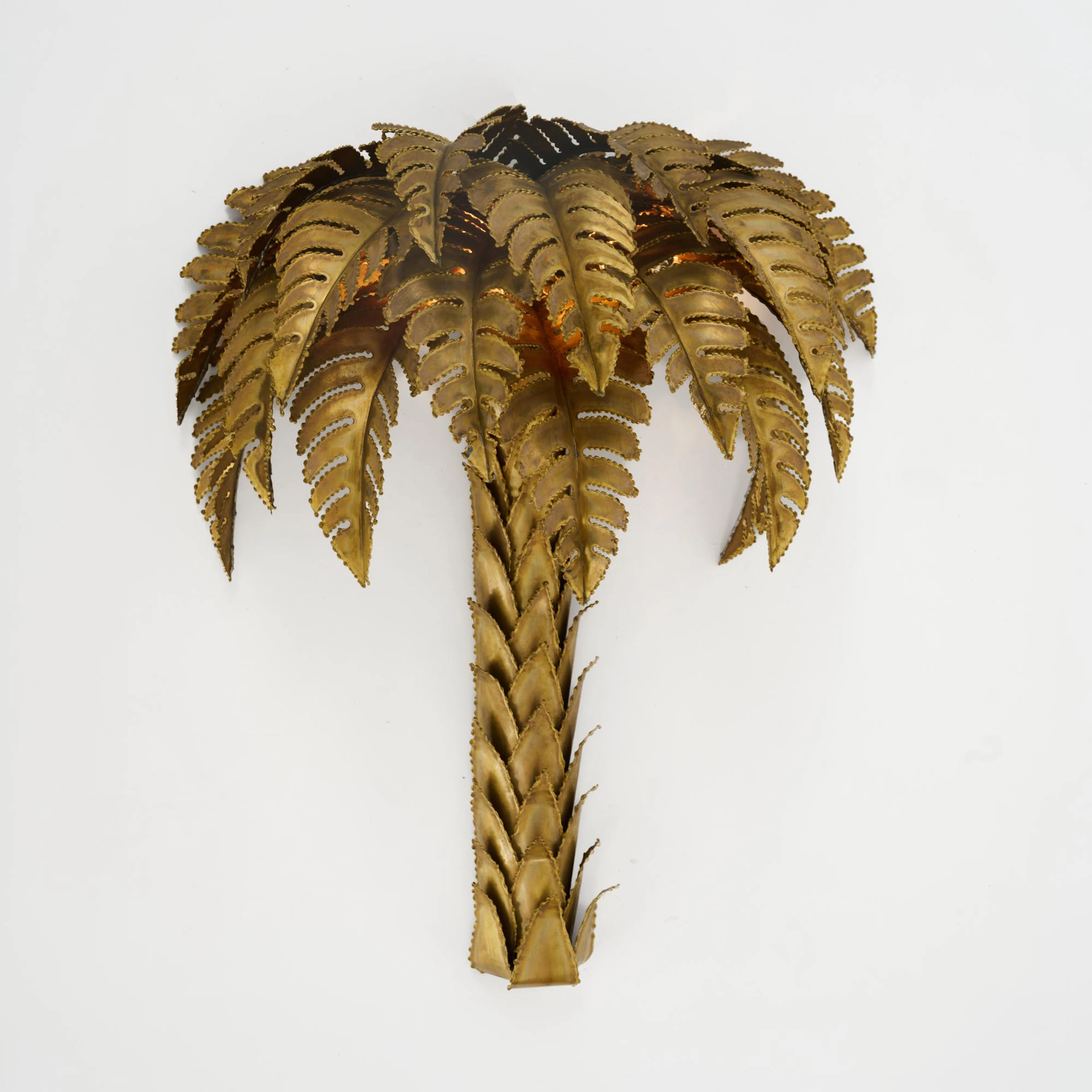 Christian Techoueyres Wandleuchte 'Palme', 1970er Jahre