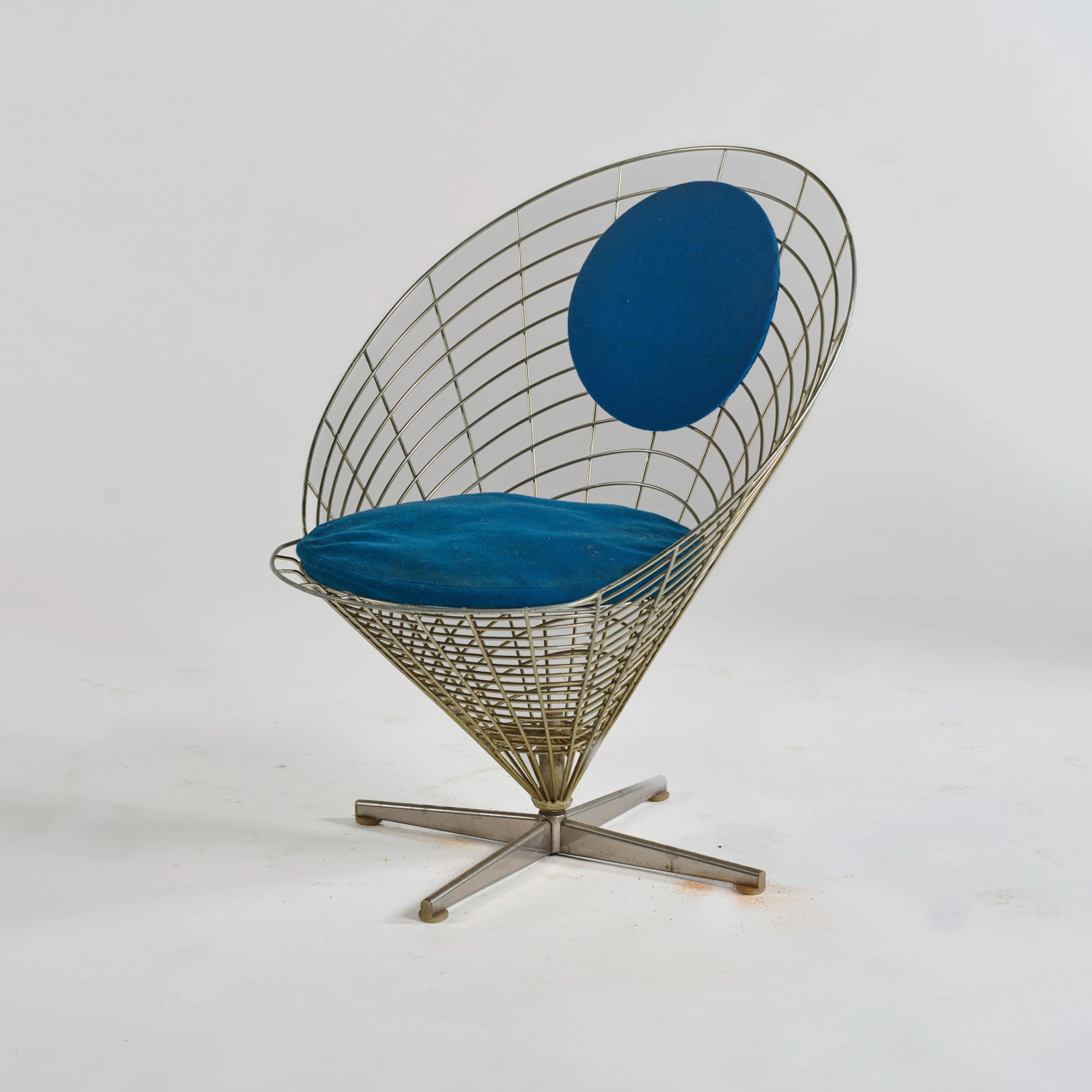 Verner Panton Stuhl 'Wire Cone', 1958 (Entwurf)