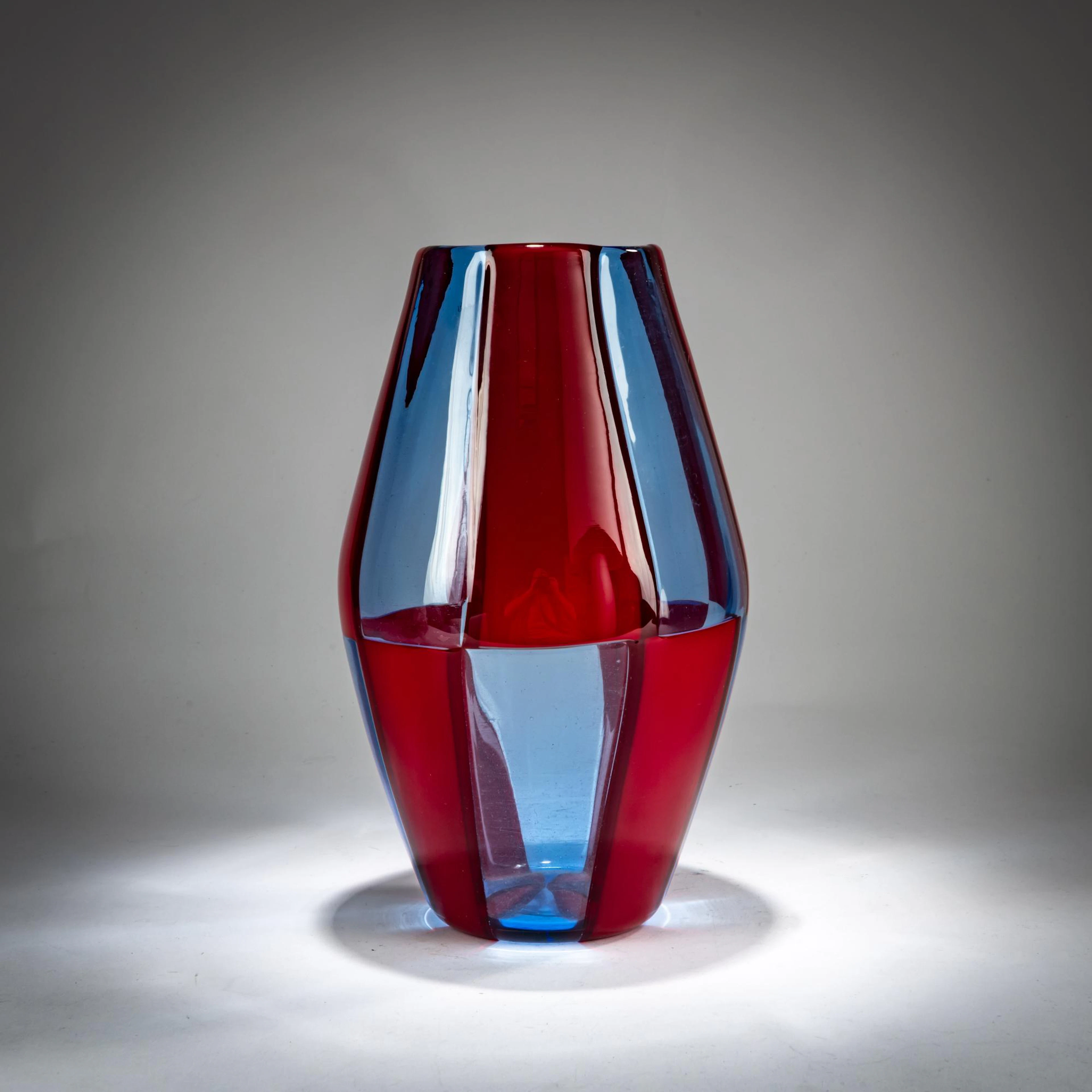 Fulvio Bianconi Vase 'Tesserae', um 1950