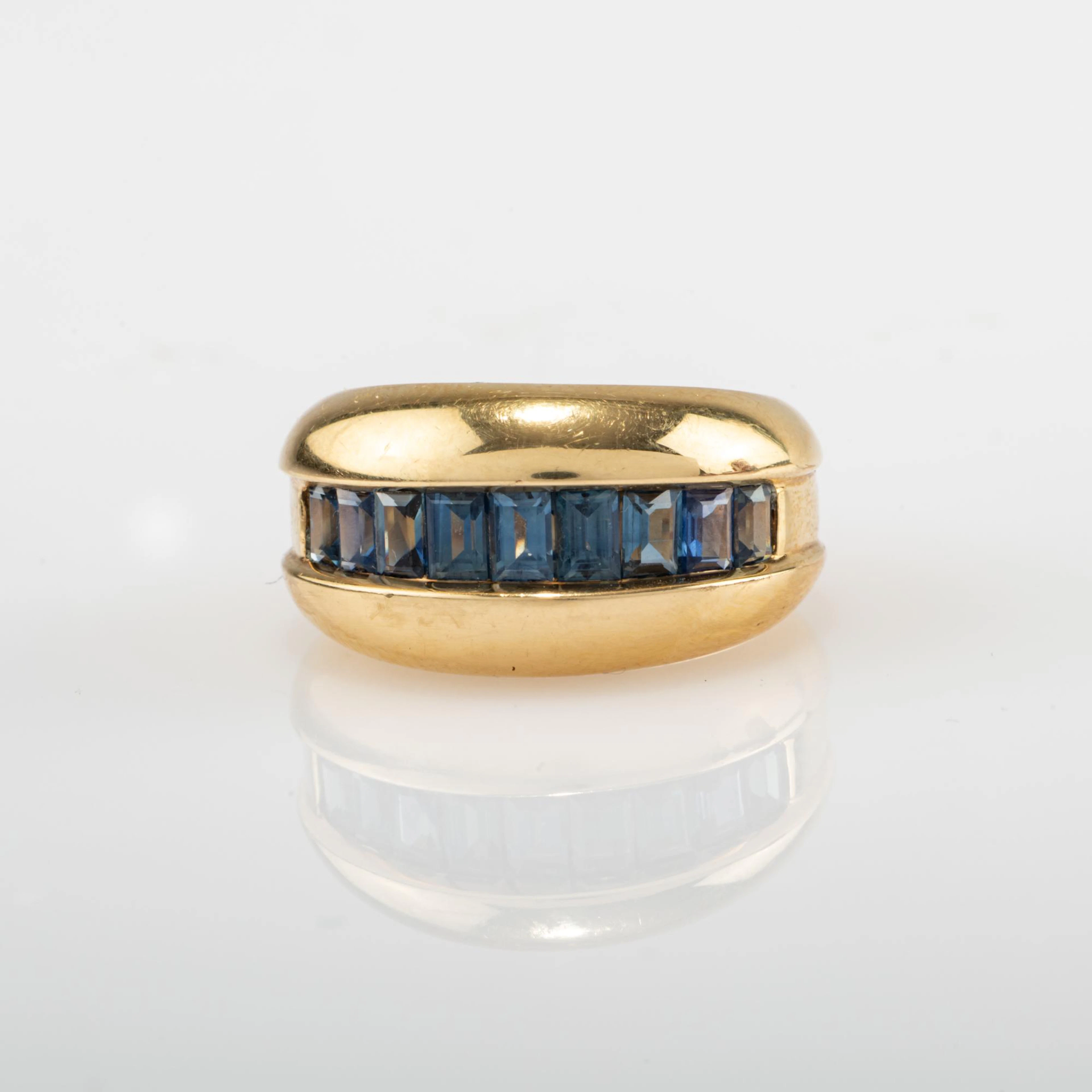 Cartier, Paris Ring 'Odin' mit Saphiren, 1980er Jahre