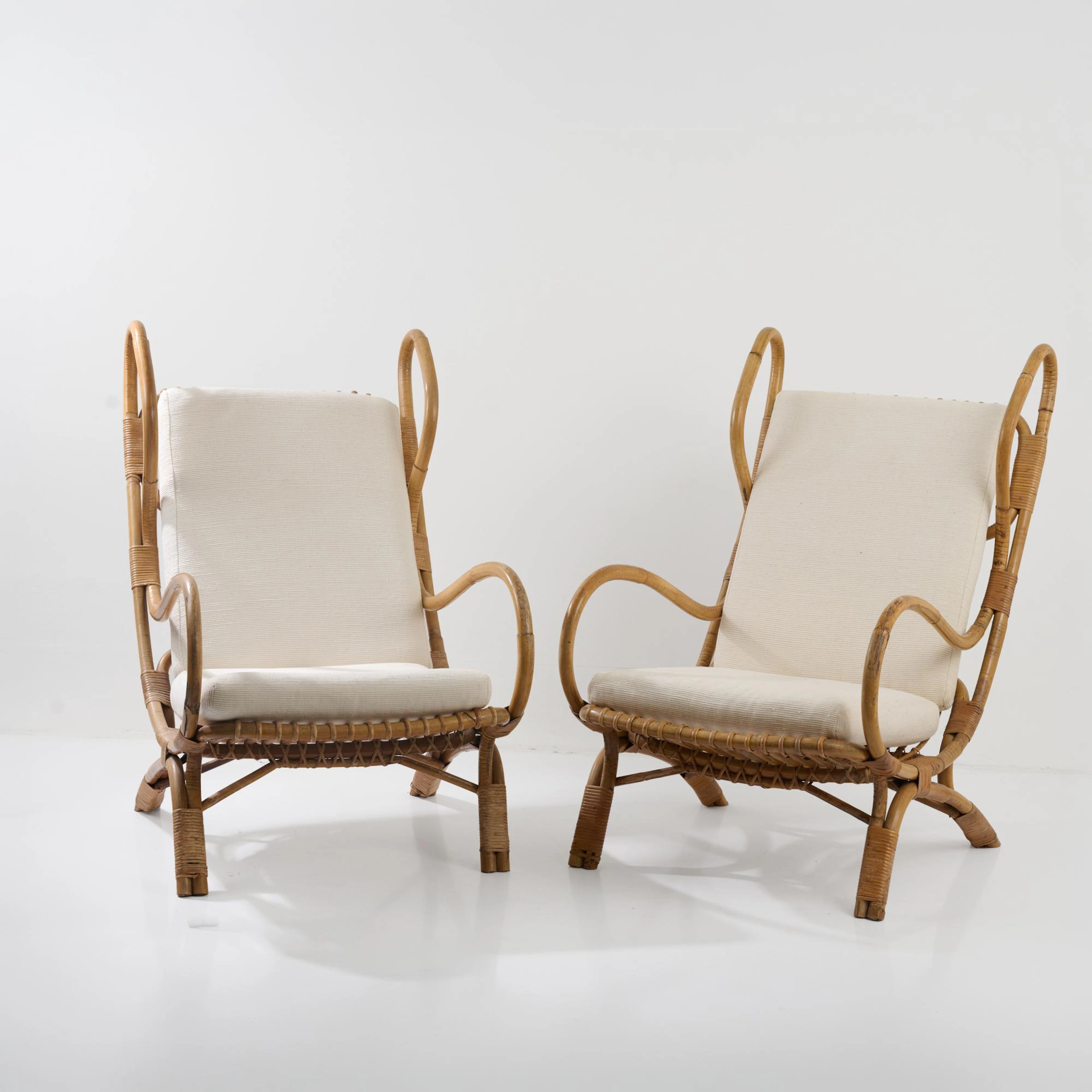 Gio Ponti Zwei Sessel 'Continuum - BP16', um 1963 (Entwurf)