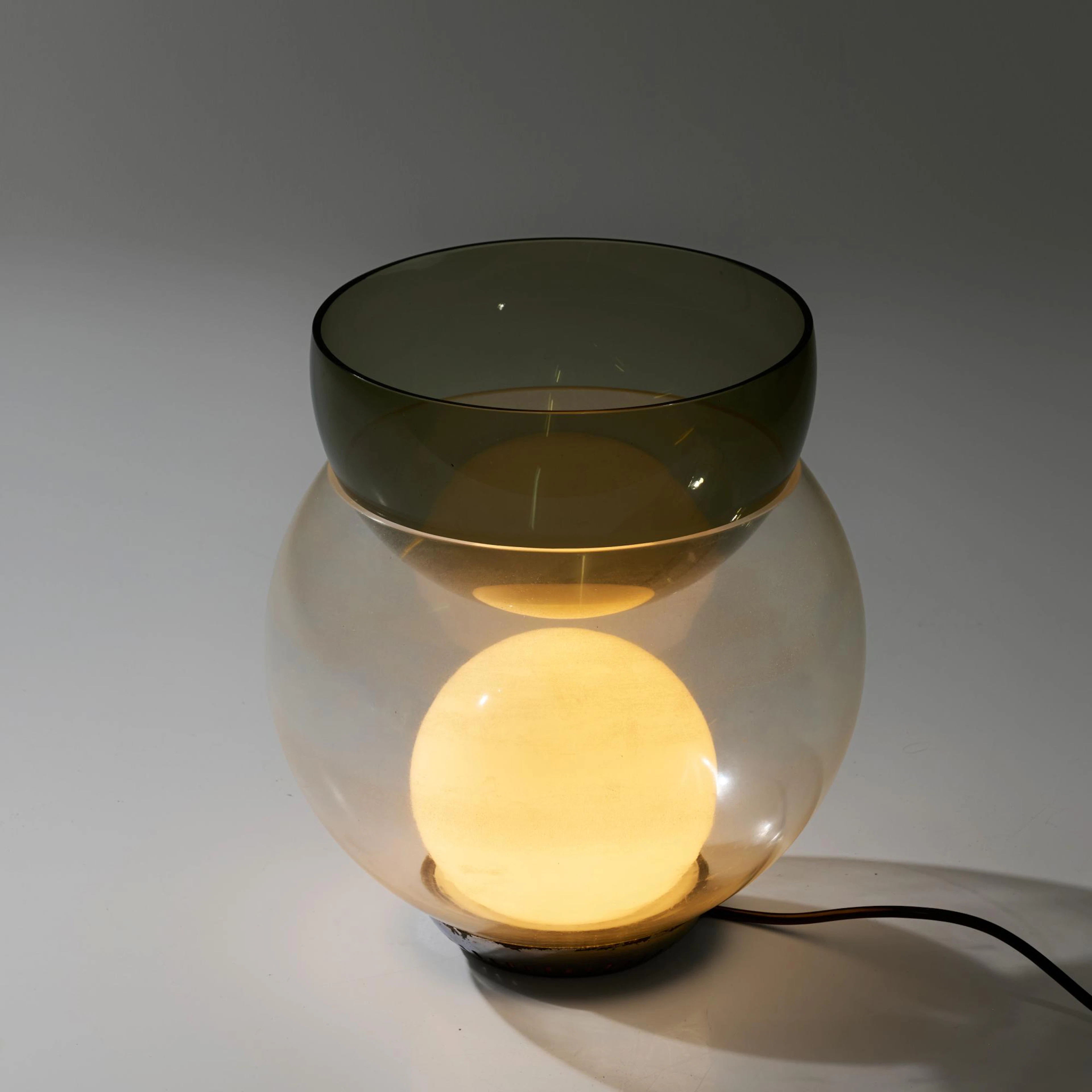 Gae Aulenti Tischleuchte mit Vase 'Giova', 1964 (Entwurf)