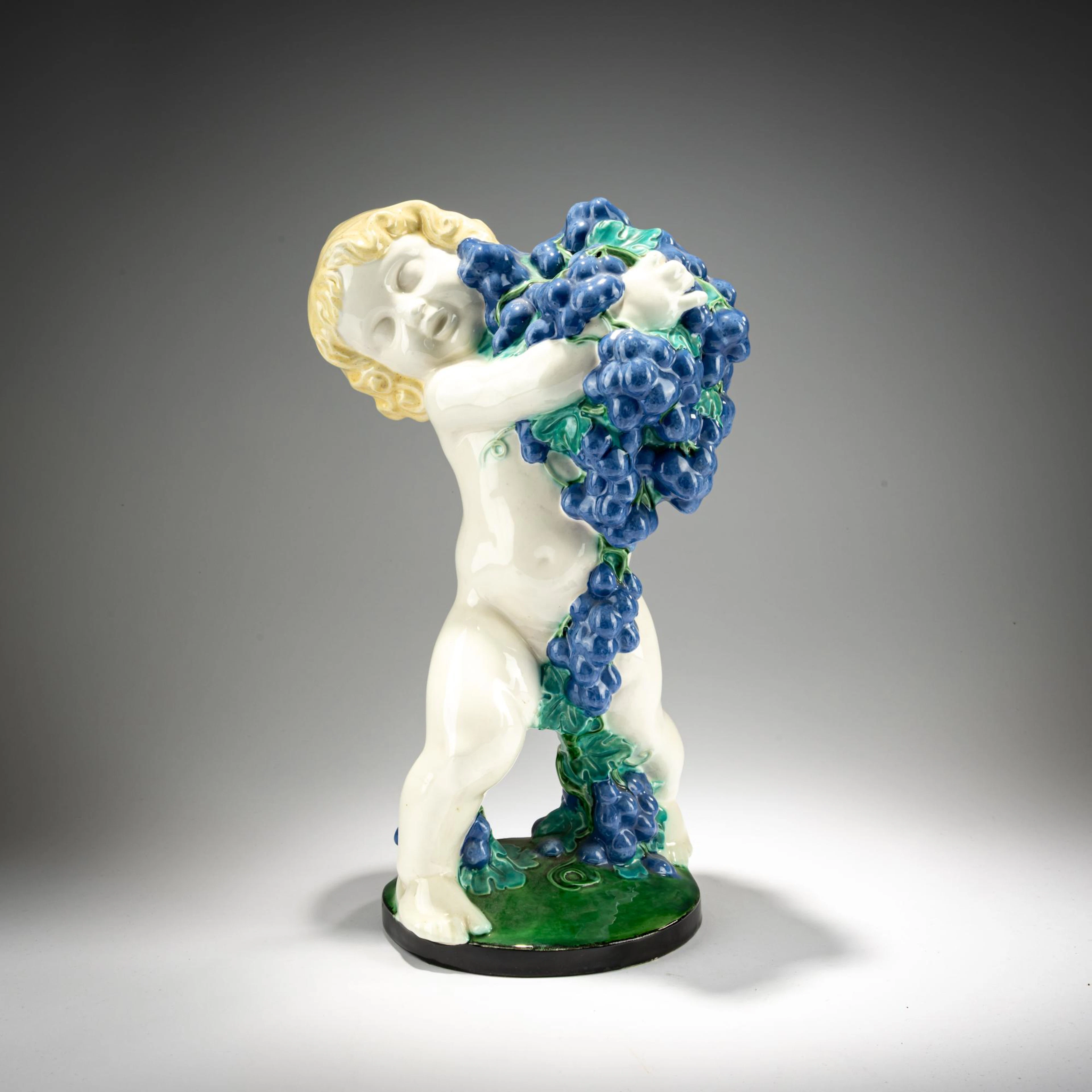 Michael Powolny 'Putto mit Trauben (Herbst)', um 1907