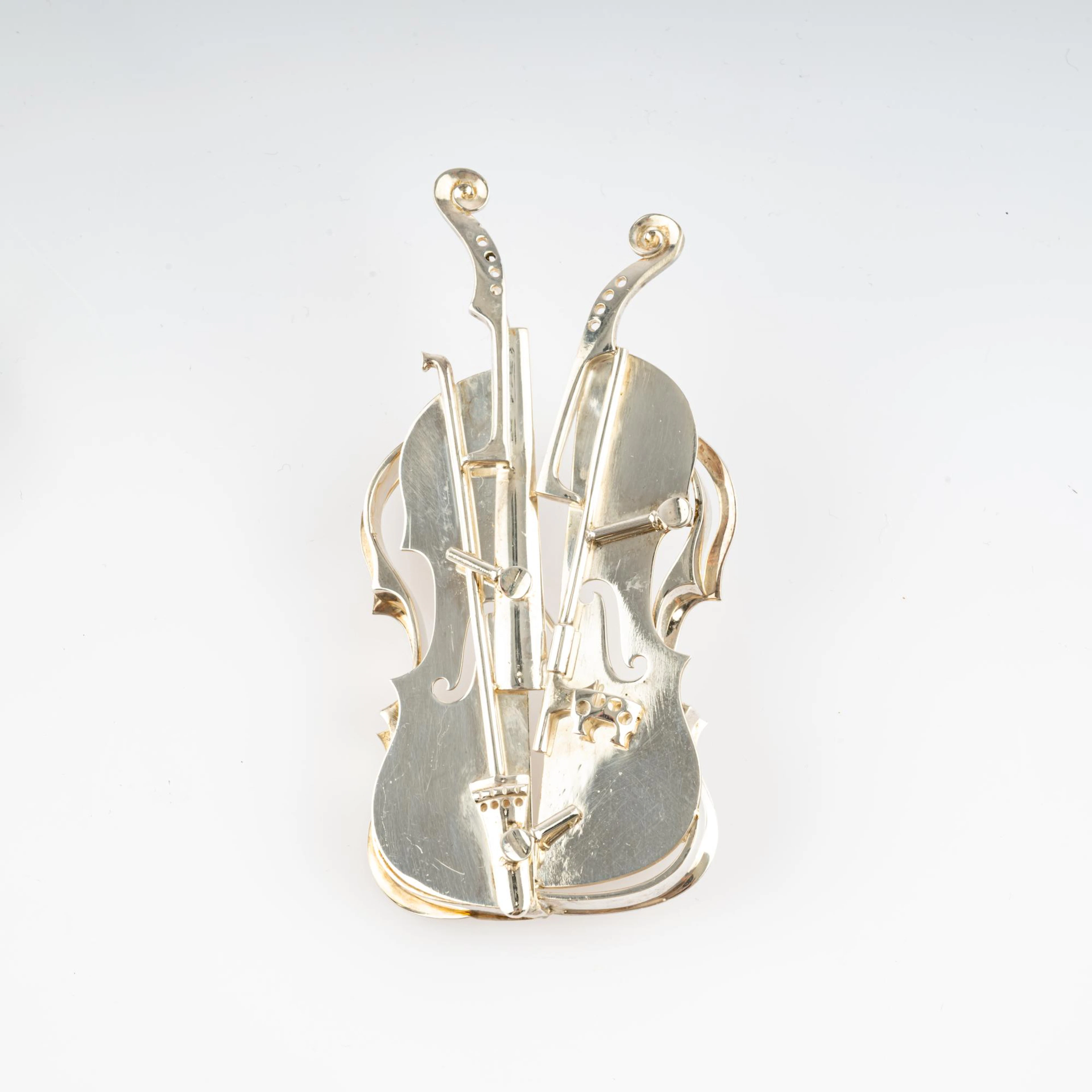 Armand Fernandez (Arman) (1928 Nizza - 2005 New York) Brosche/Anhänger