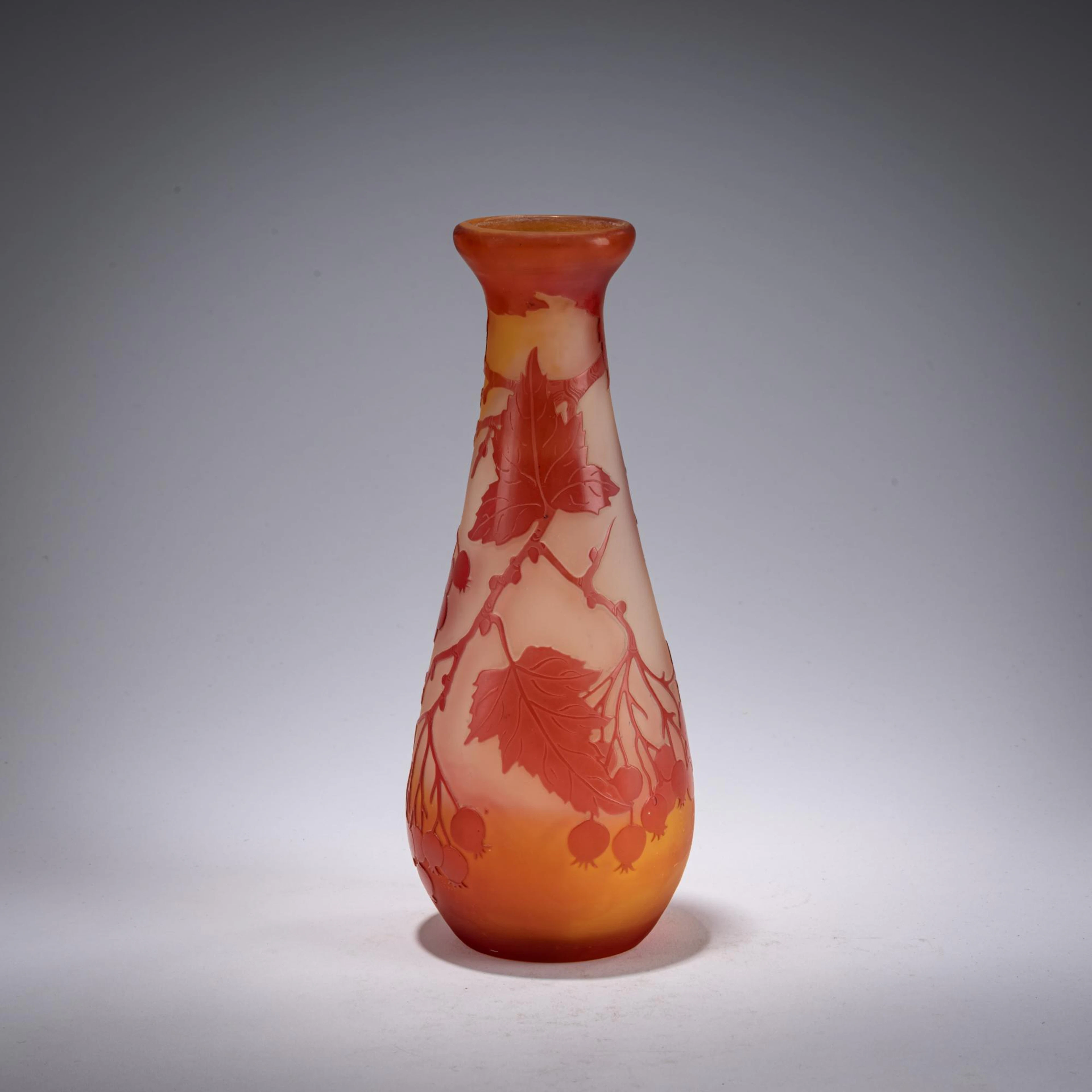 Etablissements Gallé, Nancy Vase 'Vigne vierge', 1905-08