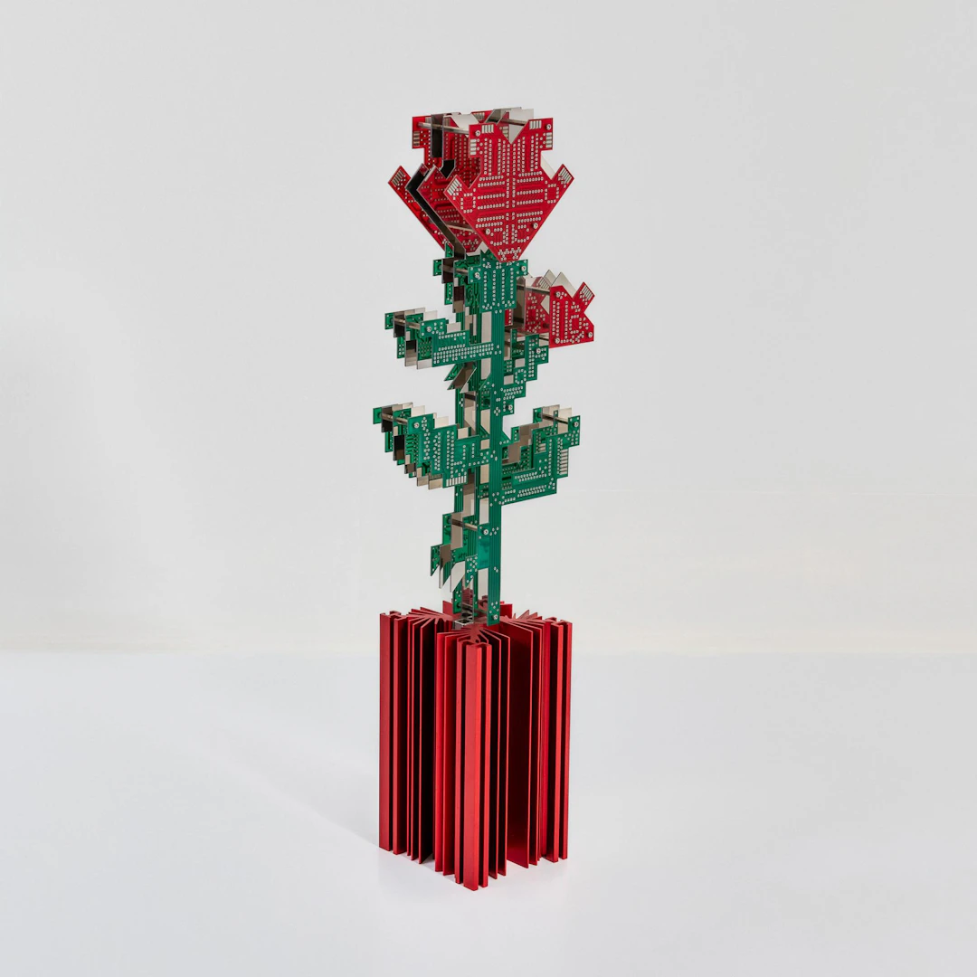 Petrus Wandrey Skulptur 'Hybrid Rose', 1994 (Entwurf)