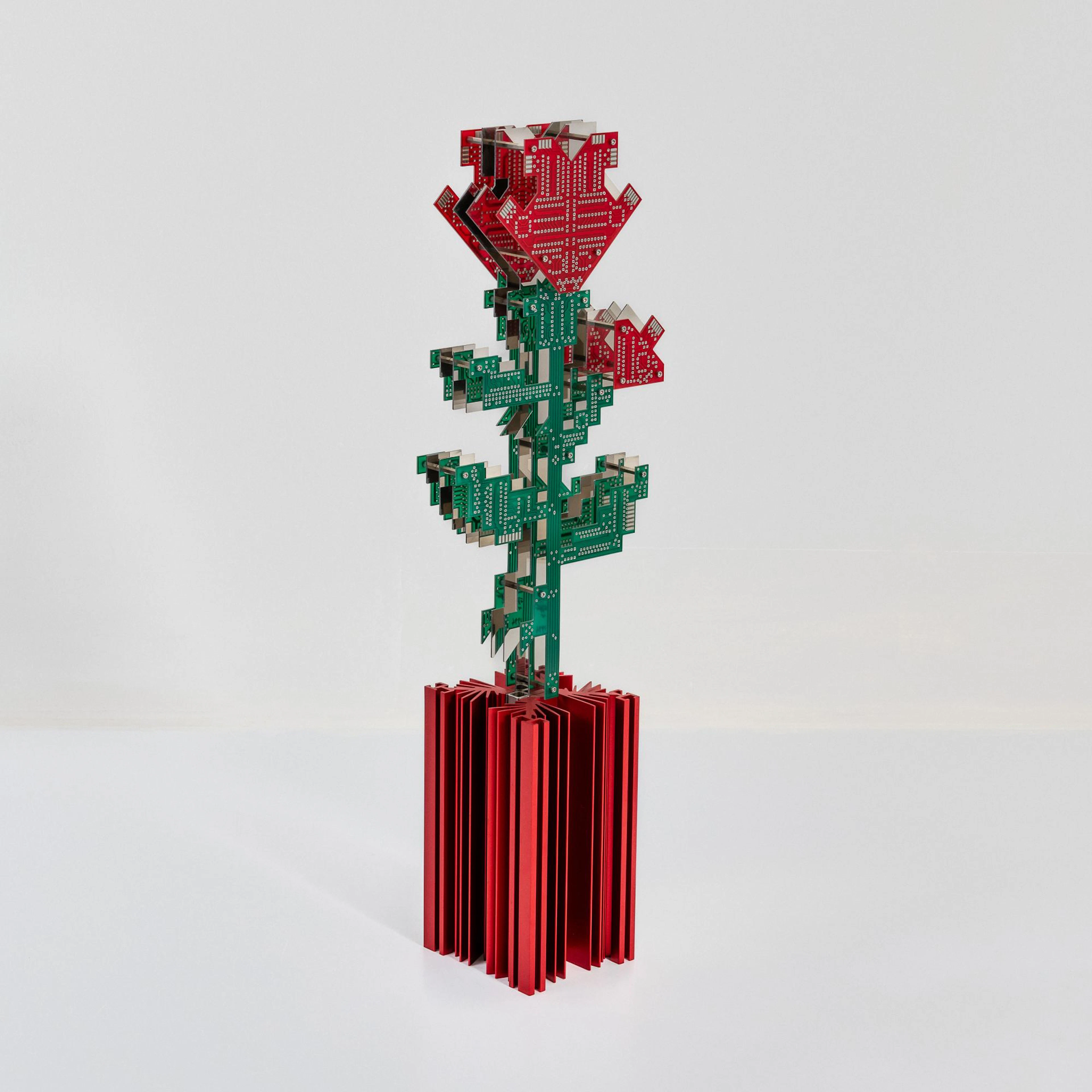 Petrus Wandrey Skulptur 'Hybrid Rose', 1994 (Entwurf)