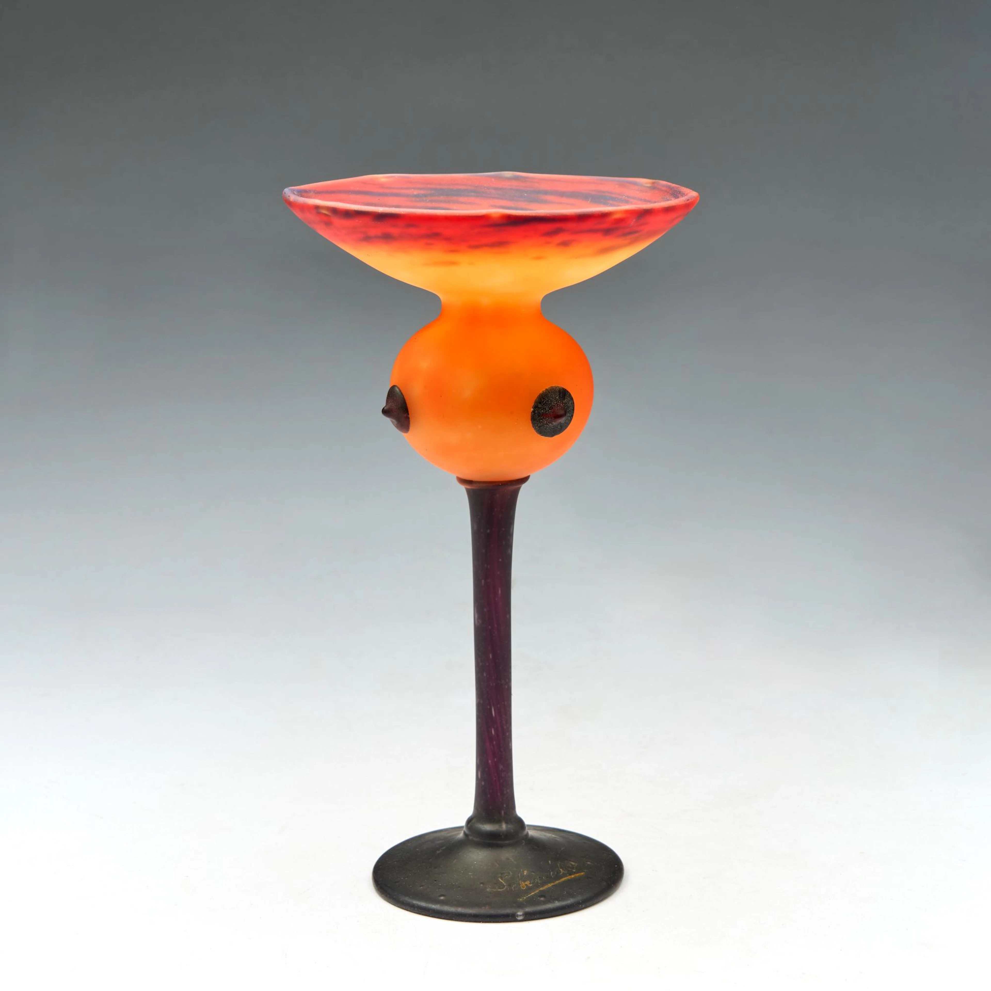 Verreries Schneider, Epinay-sur-Seine 'Coupe bijou', 1922-26