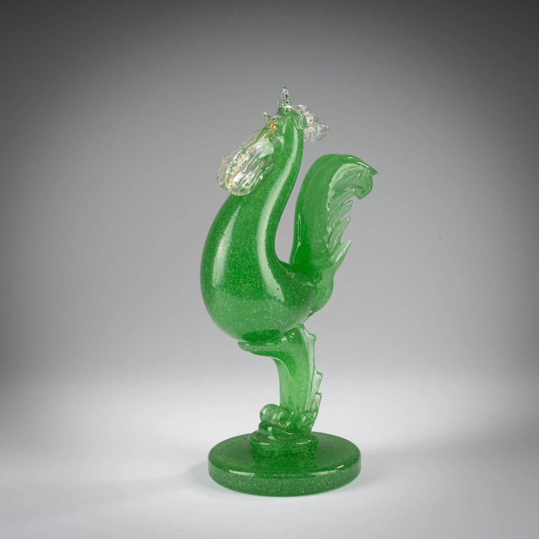 Flavio Poli Hahn 'Bollicine', um 1940
