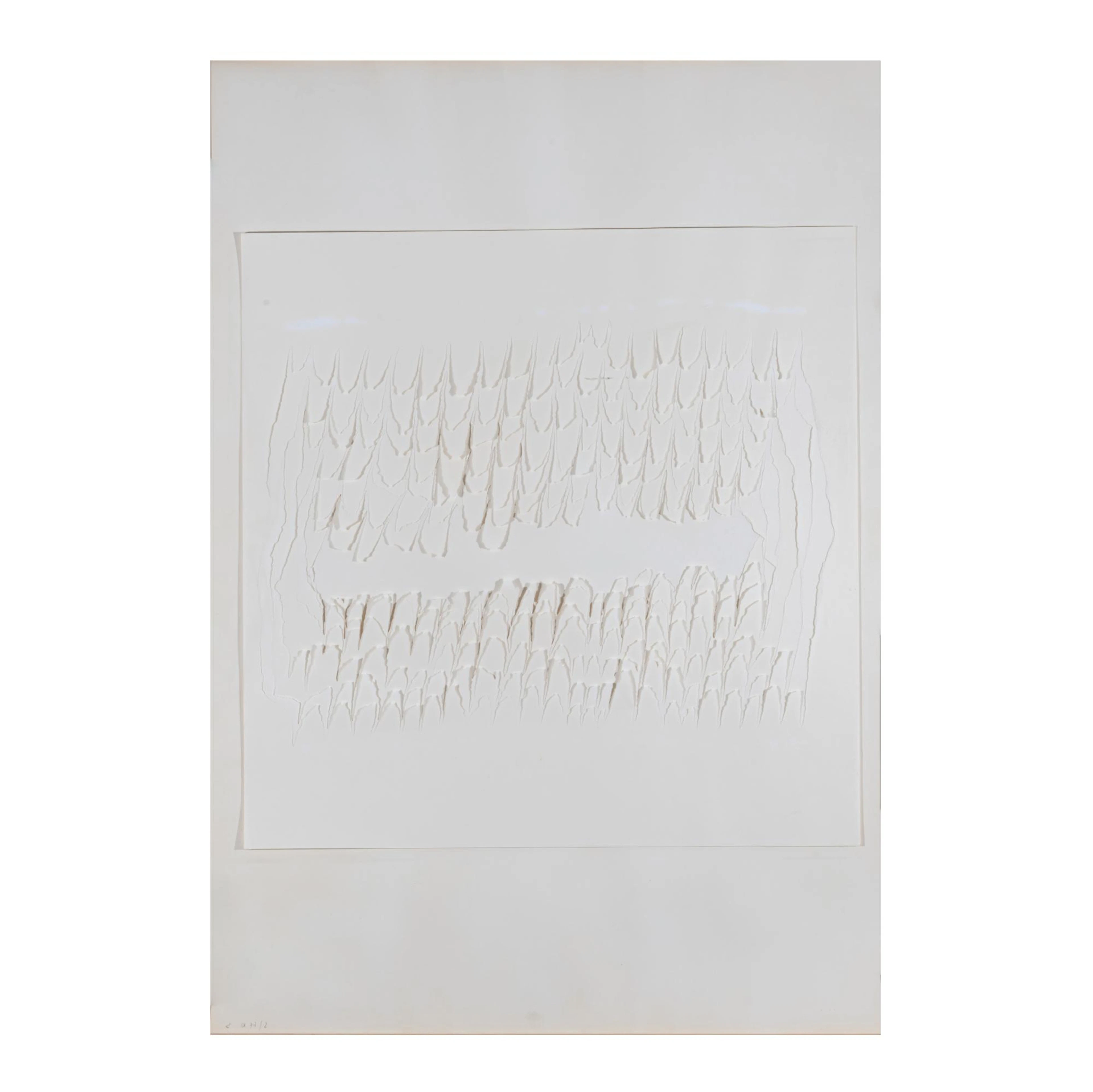 Oskar Holweck (1924 St. Ingbert - 2007 ebenda) Collage/Decollage '2