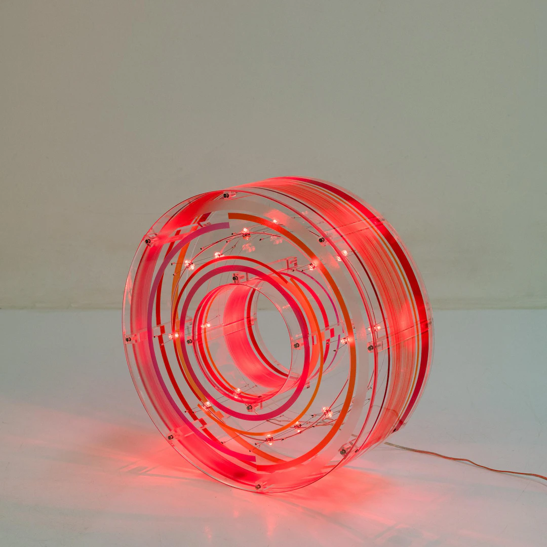 Susanne Rottenbacher Lichtobjekt 'Farbring - Radiant', 2011 (Entwurf)