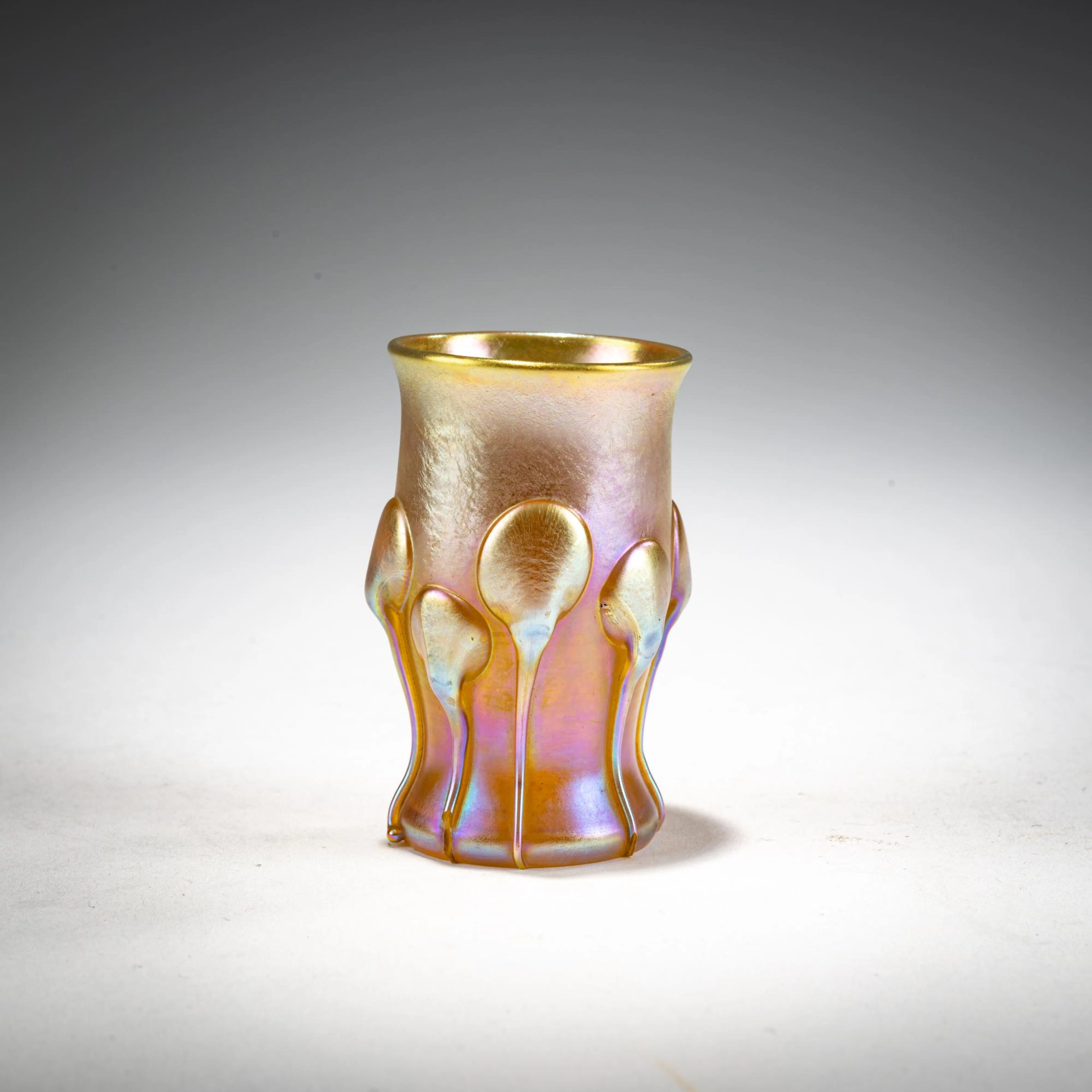 Louis C. Tiffany Miniaturvase, wohl 1899